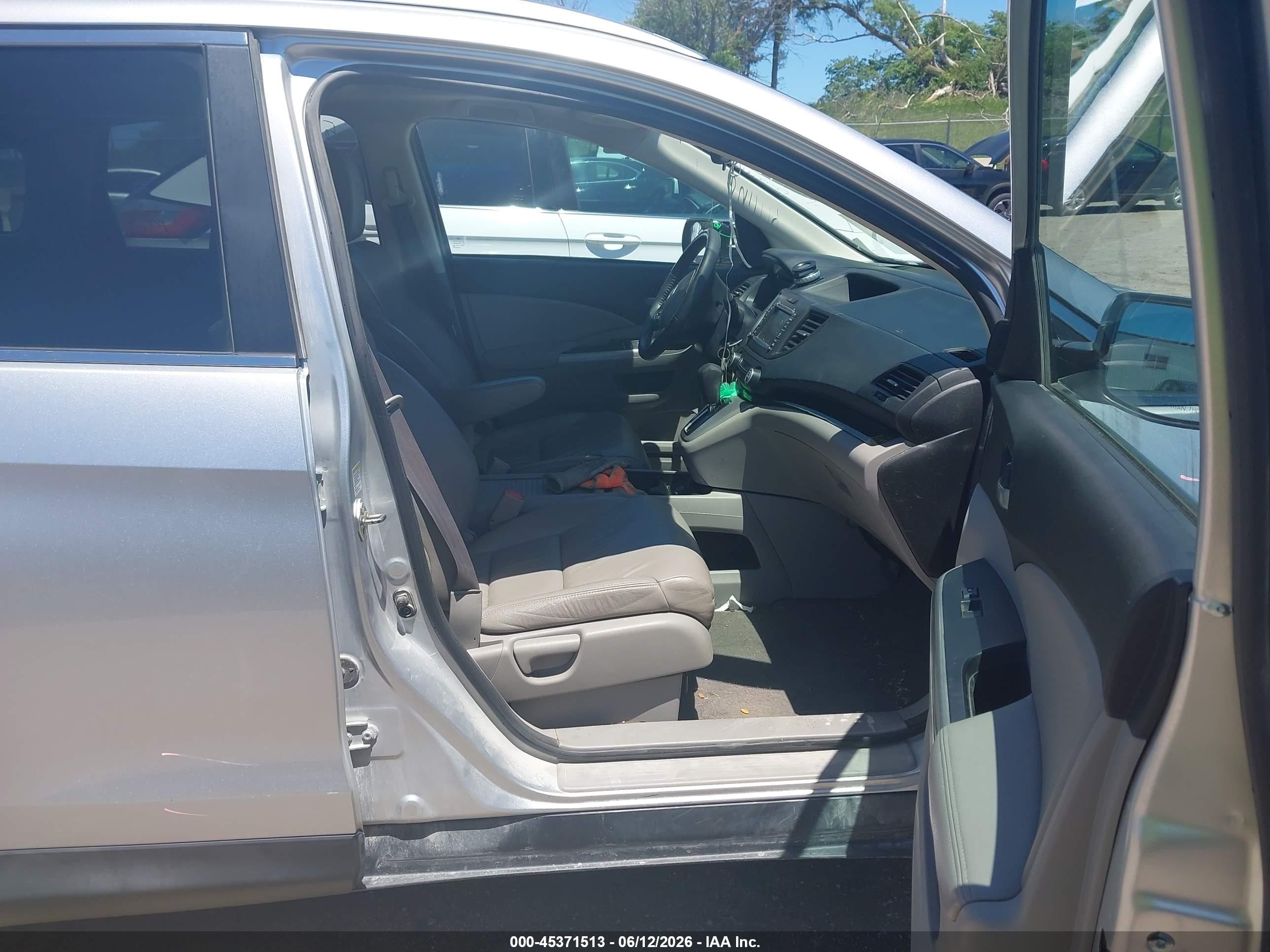 2014 Honda Cr-v Ex-l Gray vin: 2HKRM4H77EH605776