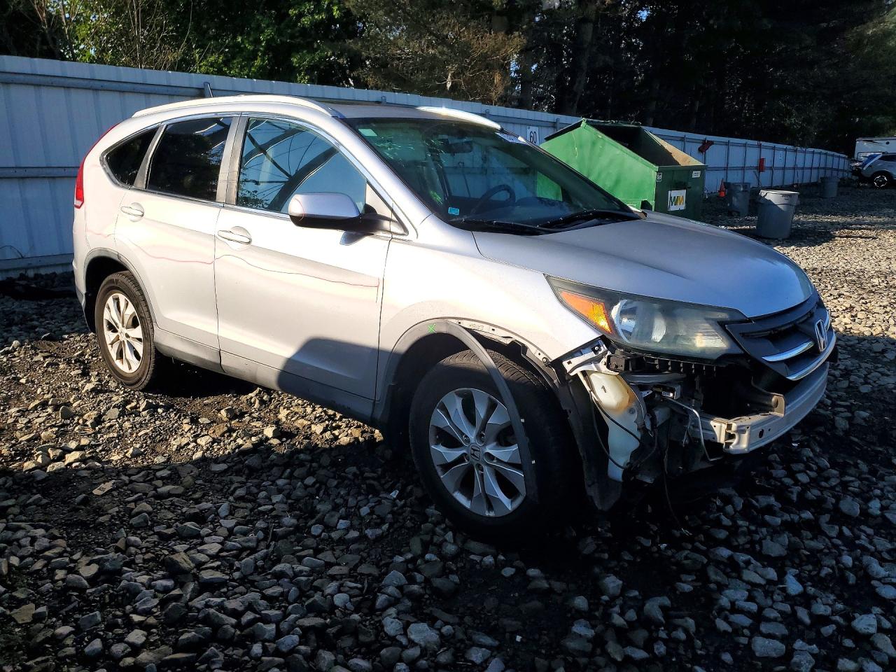 2014 Honda Cr-v Exl Silver vin: 2HKRM4H77EH608497