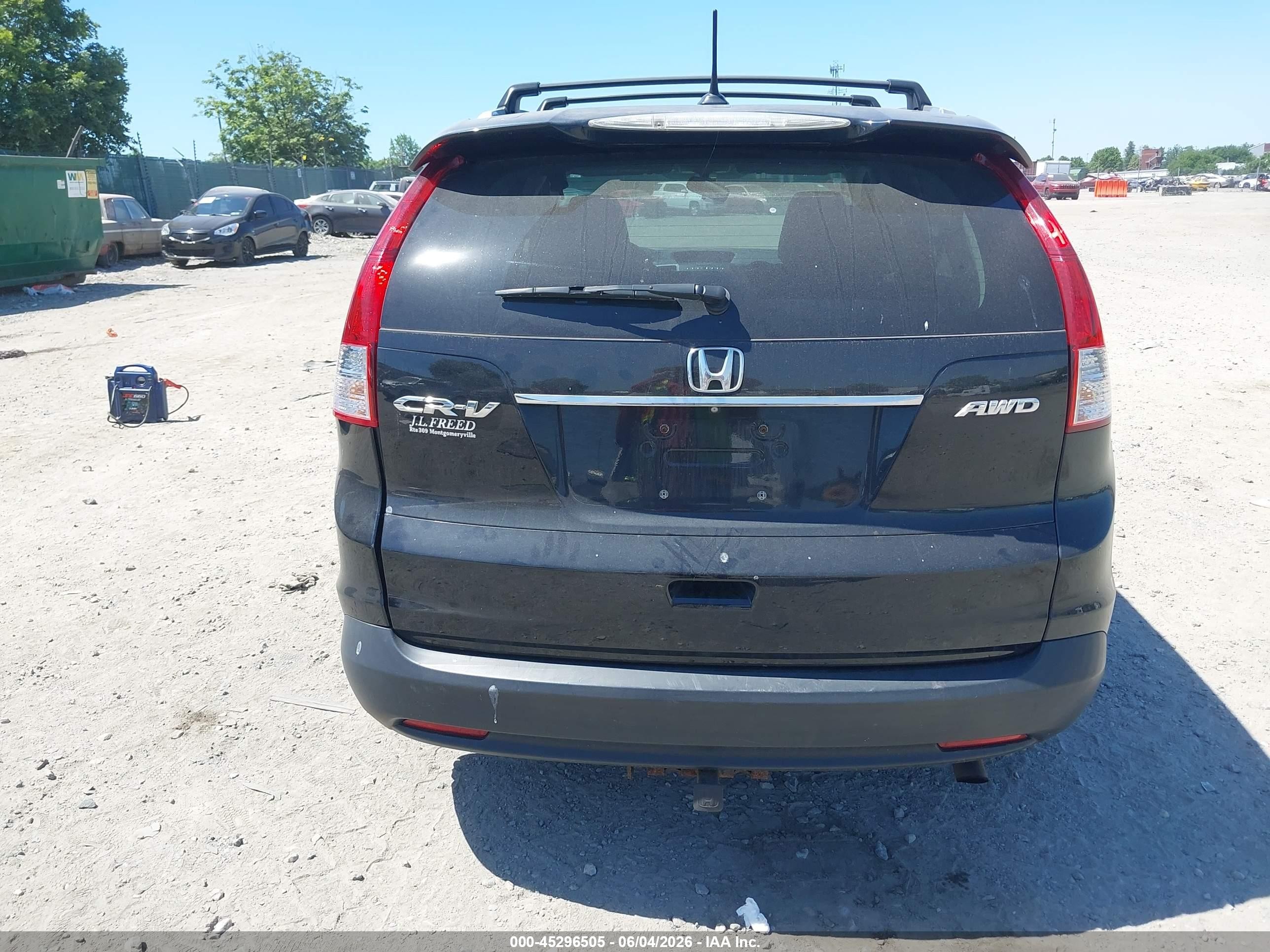 2014 Honda Cr-v Ex-l Black vin: 2HKRM4H77EH617068