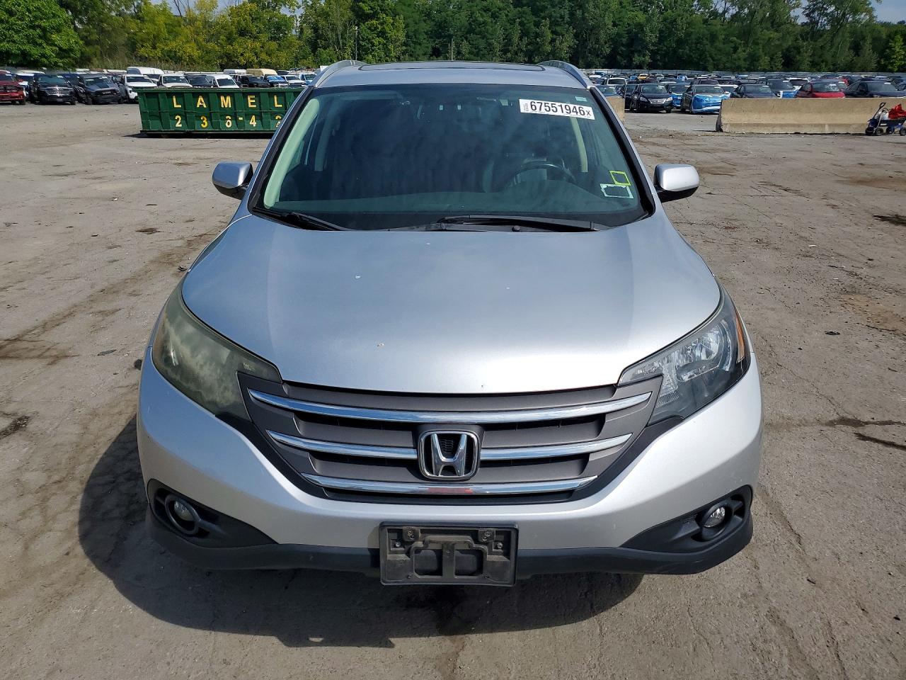 2014 Honda Cr-v Exl Silver vin: 2HKRM4H77EH626501