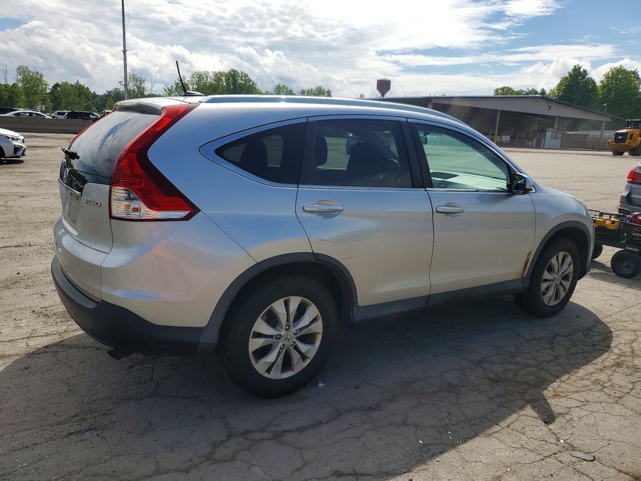 2014 Honda Cr-v Exl Silver vin: 2HKRM4H77EH626501