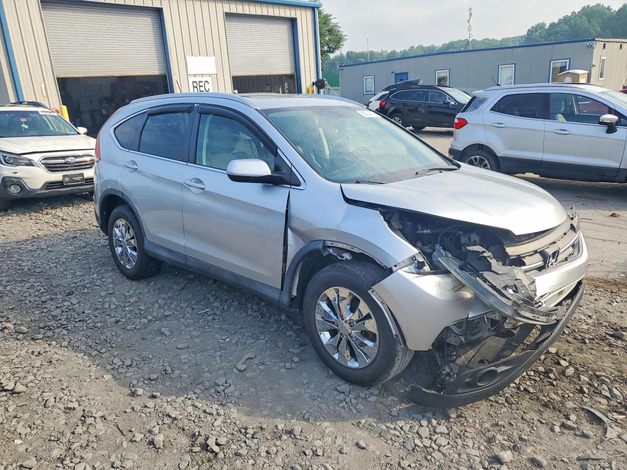 2014 Honda Cr-v Exl Silver vin: 2HKRM4H77EH635067
