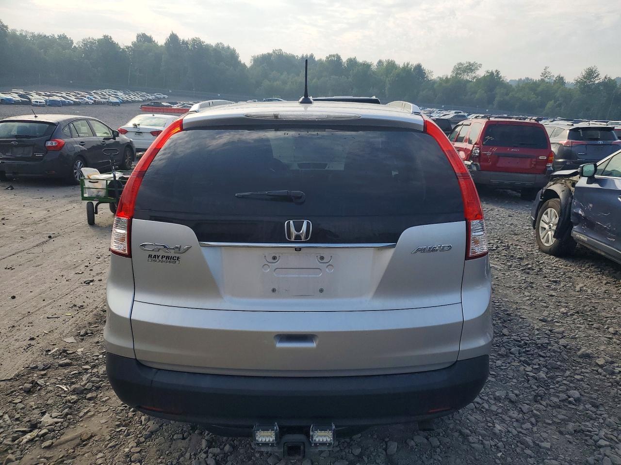 2014 Honda Cr-v Exl Silver vin: 2HKRM4H77EH635067