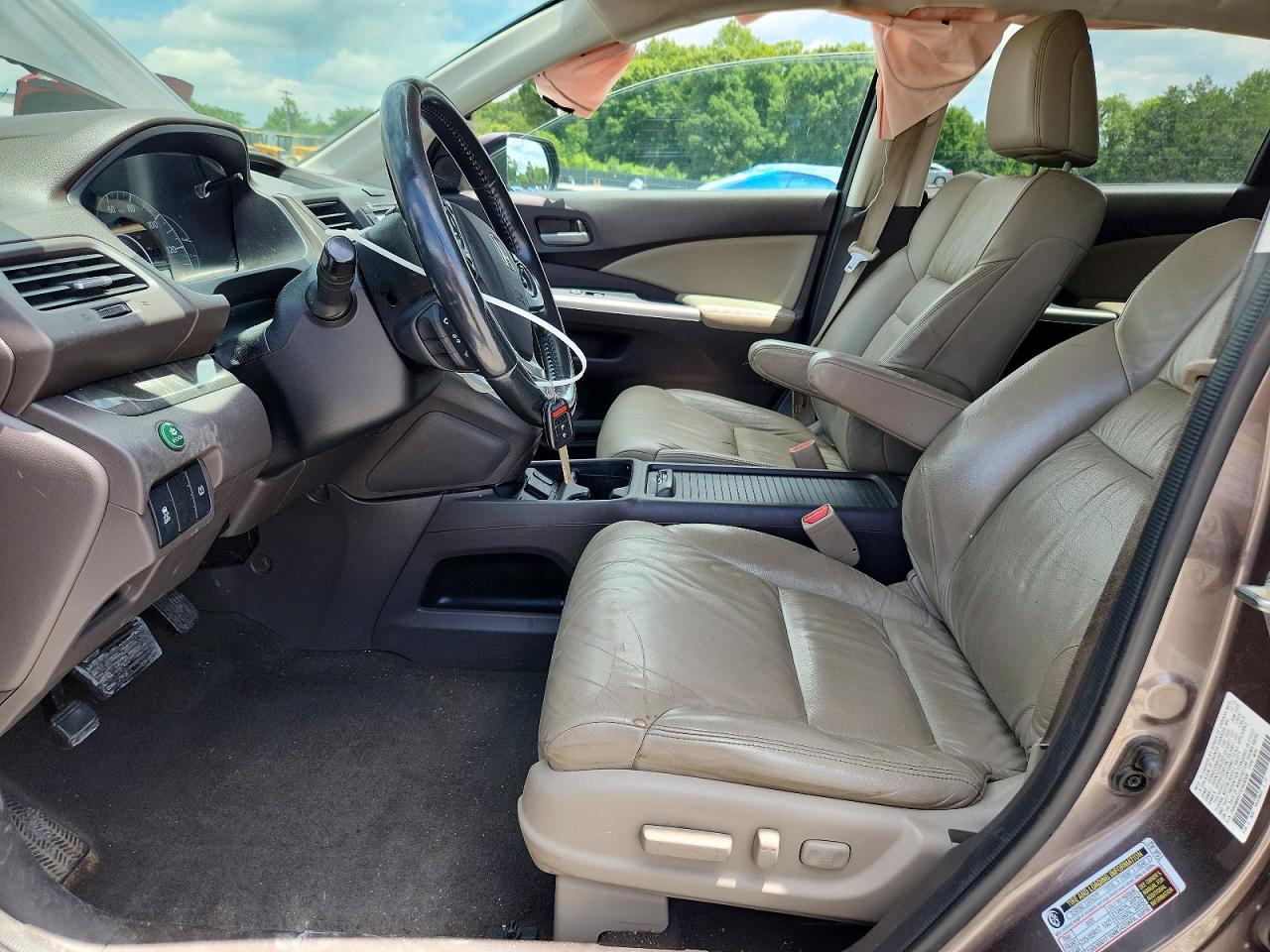 2014 Honda Cr-v Exl Gray vin: 2HKRM4H77EH638308