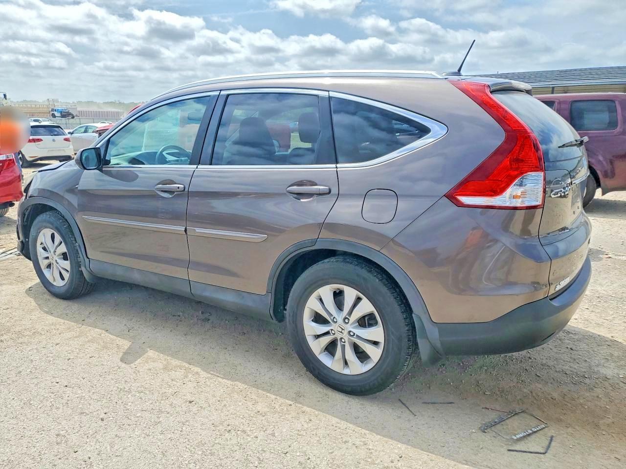2014 Honda Cr-v Exl Gray vin: 2HKRM4H77EH652029