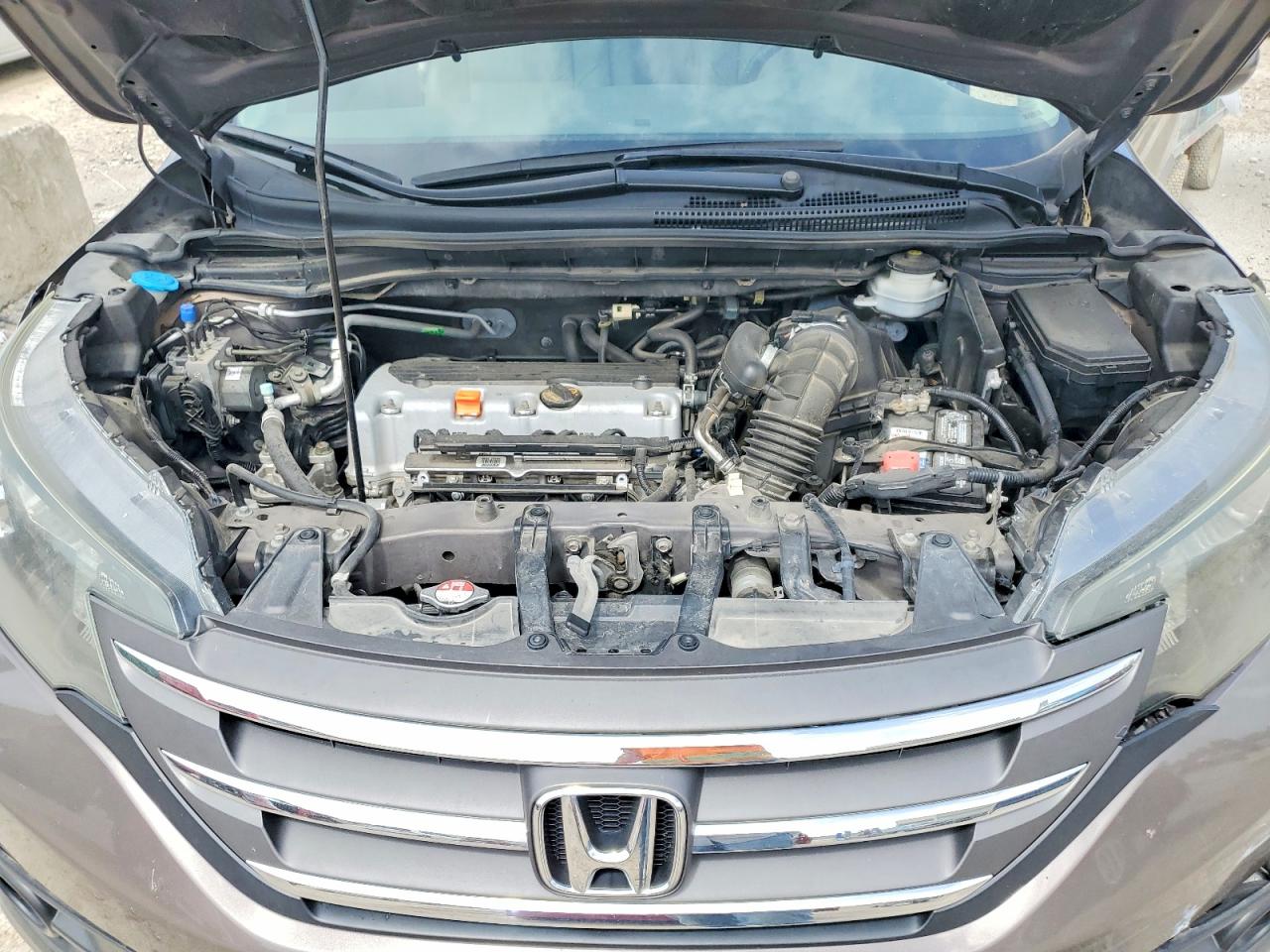 2014 Honda Cr-v Exl Gray vin: 2HKRM4H77EH652029