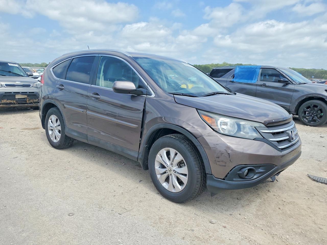 2014 Honda Cr-v Exl Gray vin: 2HKRM4H77EH652029