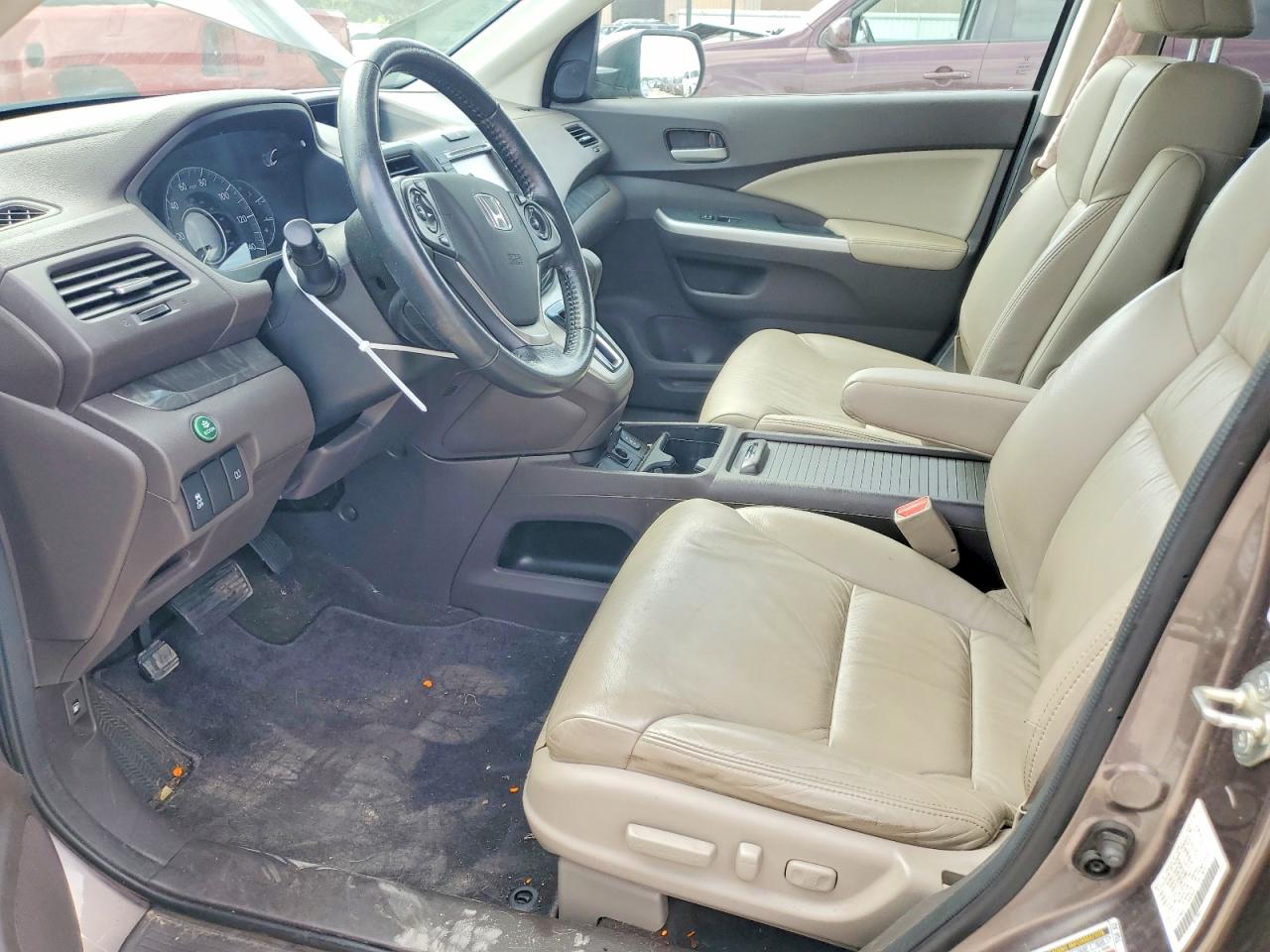 2014 Honda Cr-v Exl Gray vin: 2HKRM4H77EH652029