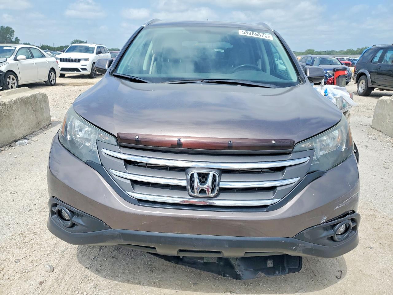 2014 Honda Cr-v Exl Gray vin: 2HKRM4H77EH652029