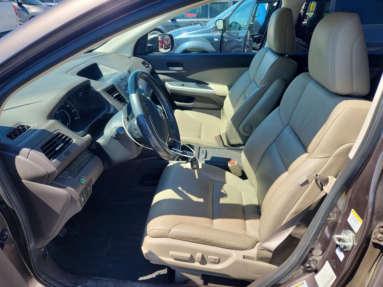 2014 Honda Cr-v Exl Brown vin: 2HKRM4H77EH657604