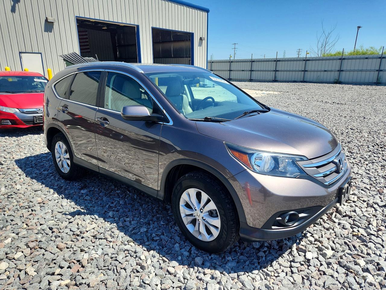 2014 Honda Cr-v Exl Brown vin: 2HKRM4H77EH657604
