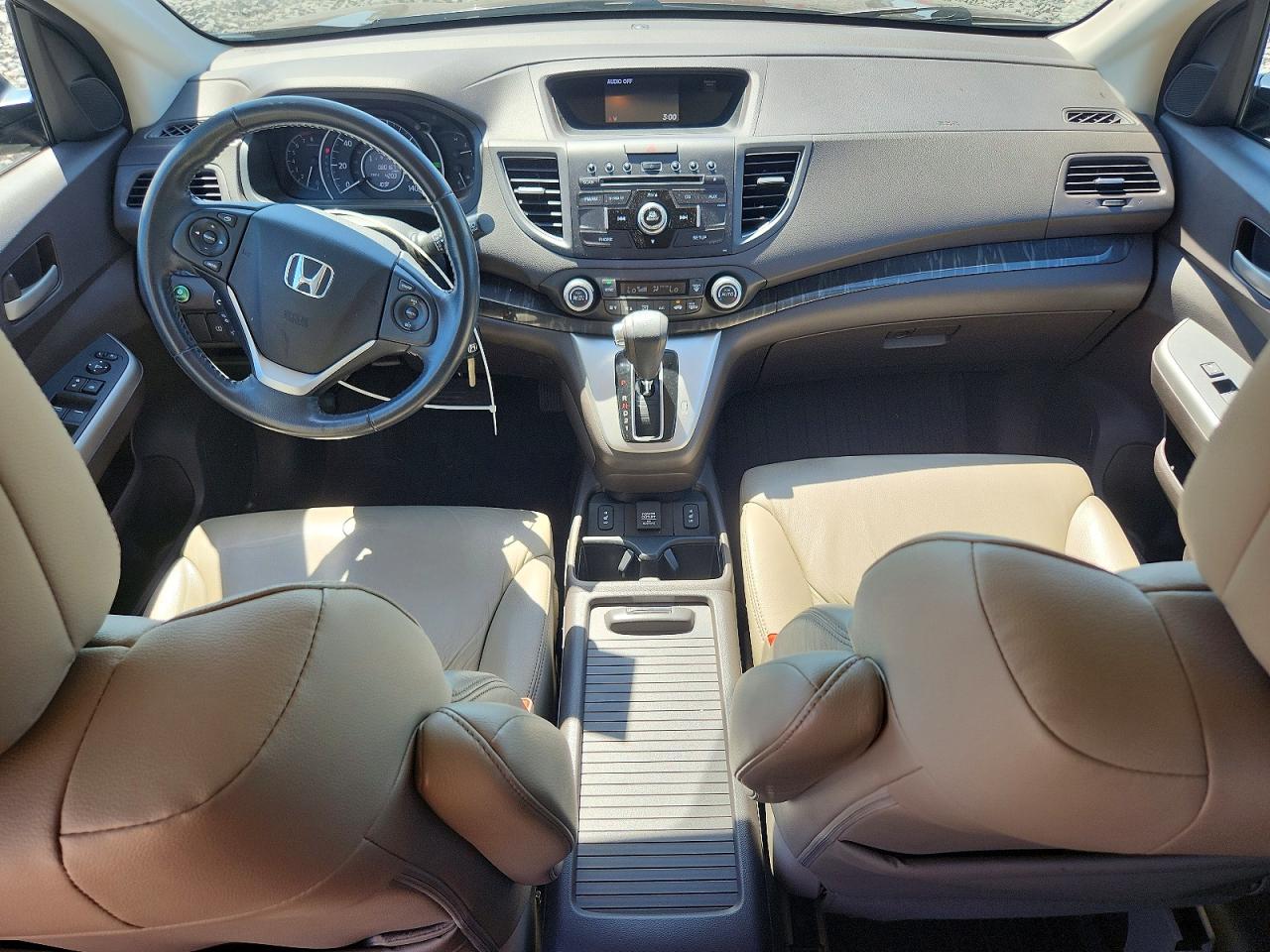 2014 Honda Cr-v Exl Brown vin: 2HKRM4H77EH657604