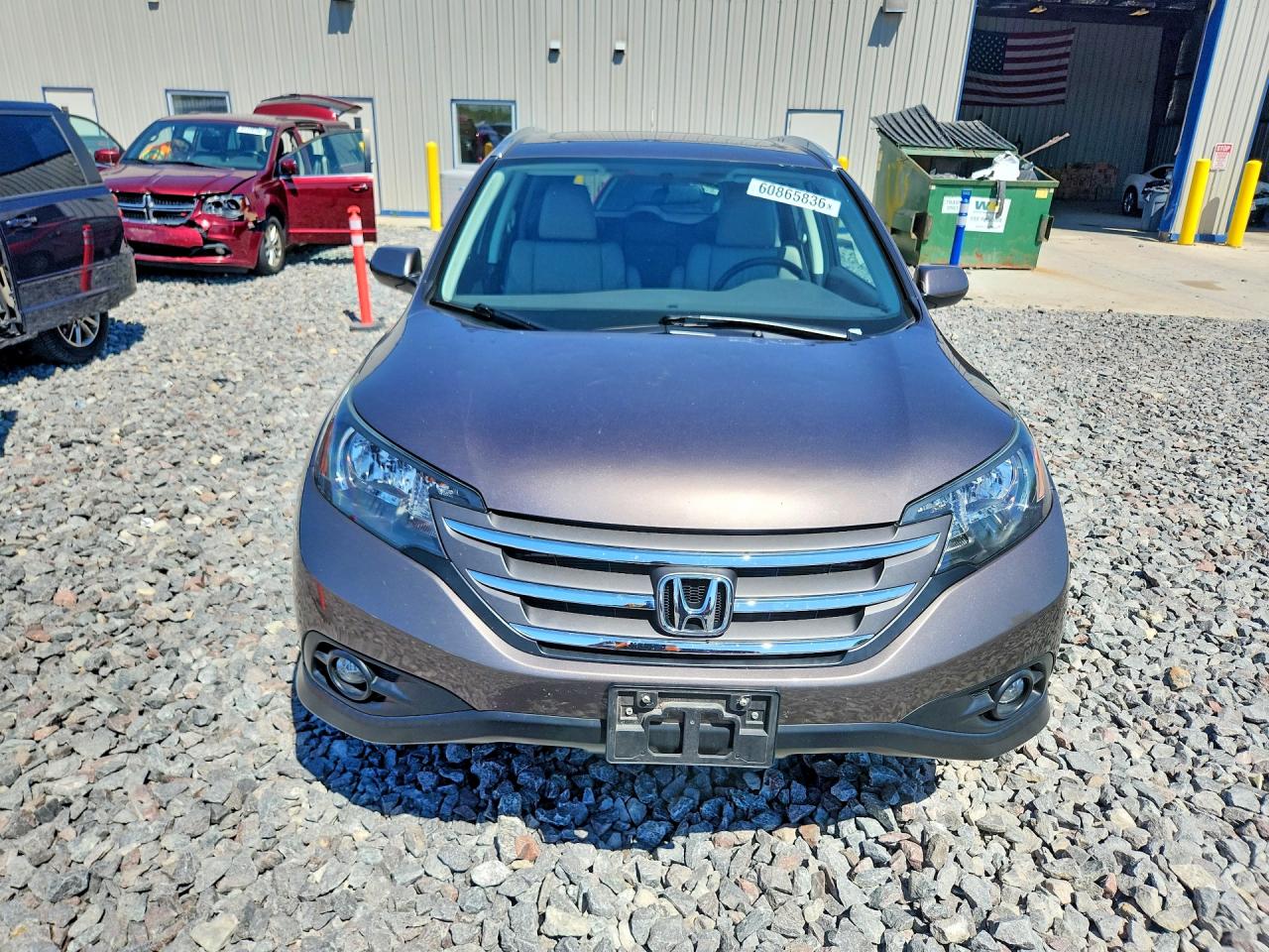 2014 Honda Cr-v Exl Brown vin: 2HKRM4H77EH657604