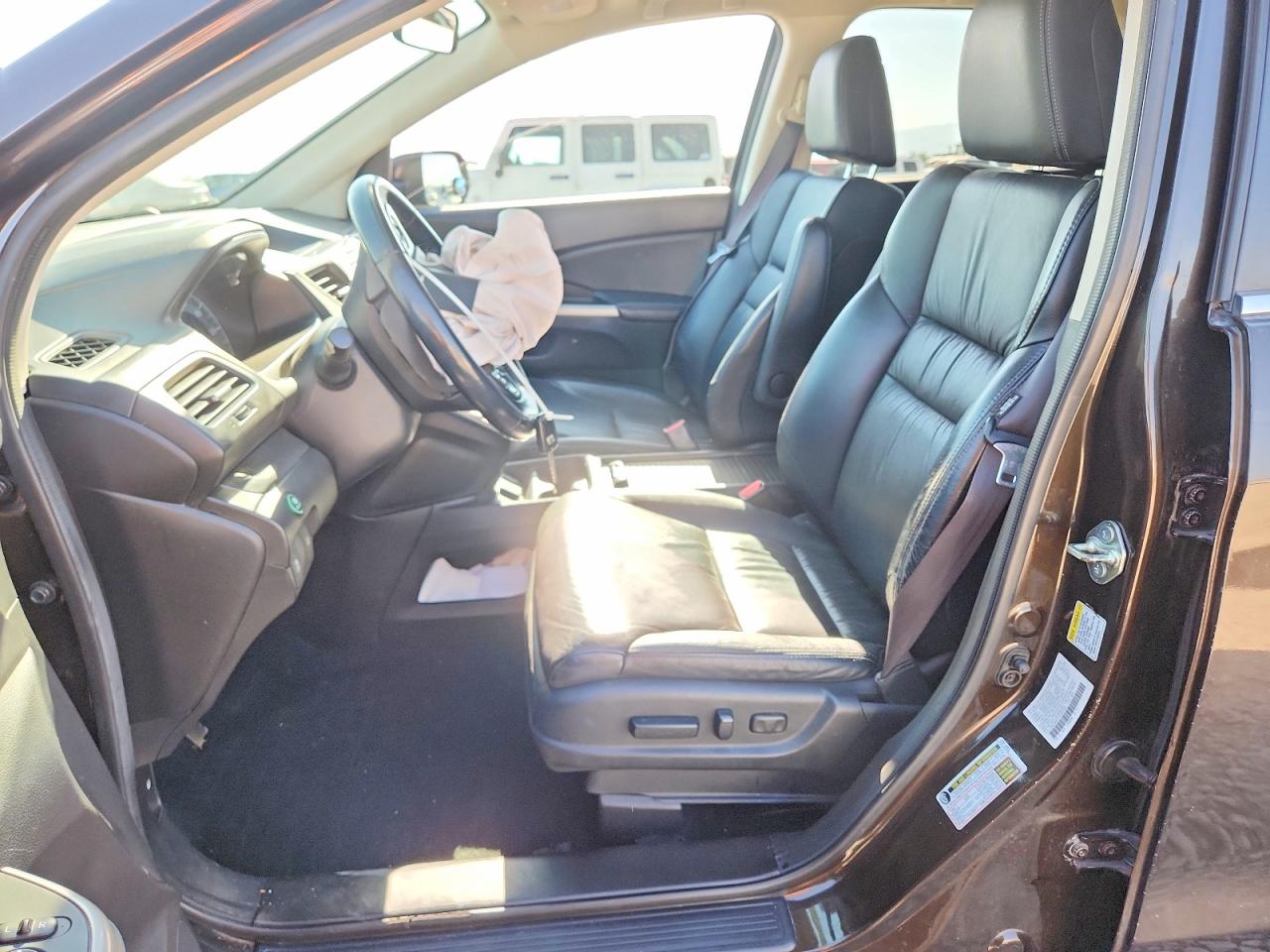 2014 Honda Cr-v Exl Brown vin: 2HKRM4H77EH657800