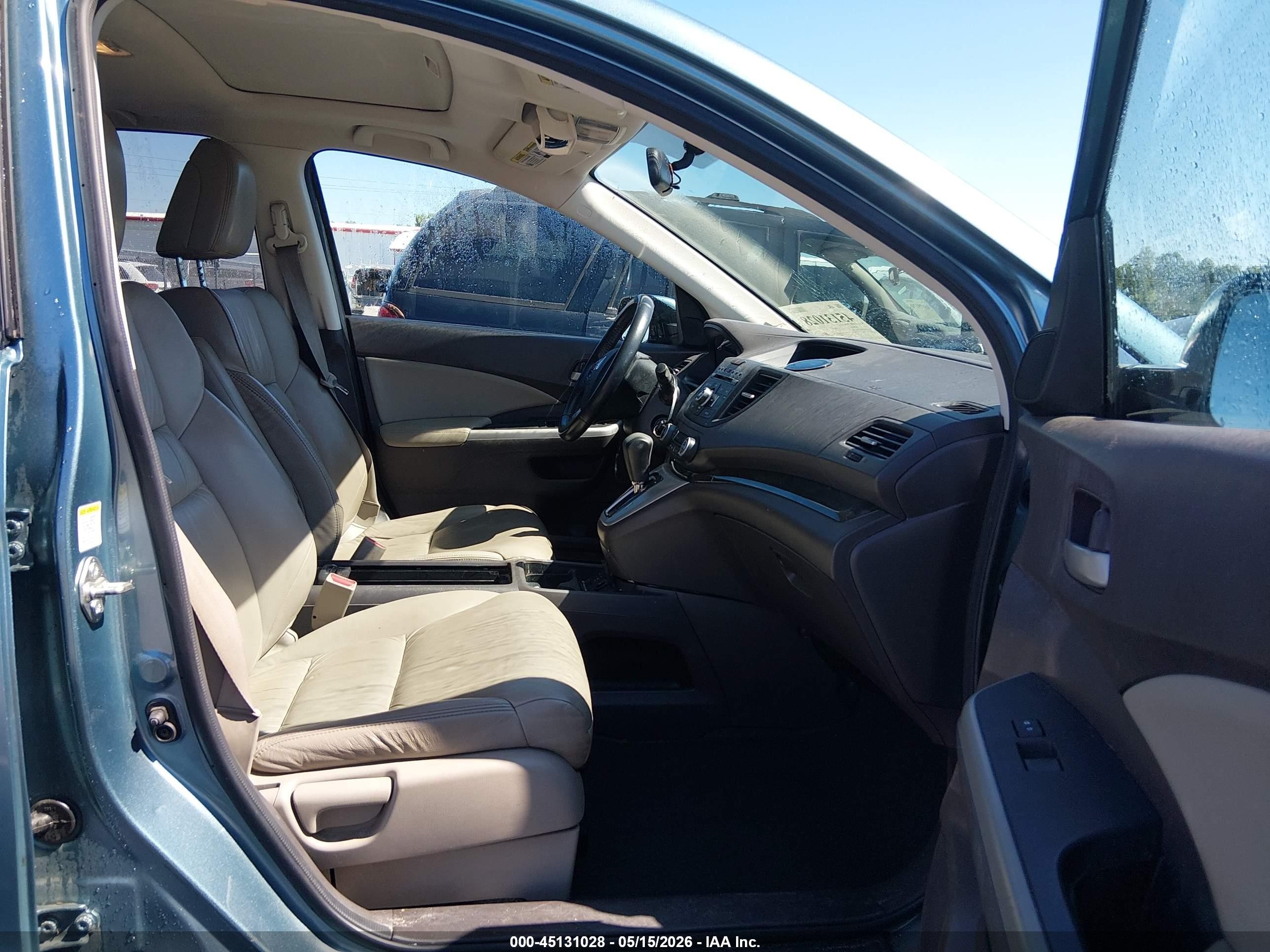 2014 Honda Cr-v Ex-l Синий vin: 2HKRM4H77EH662785