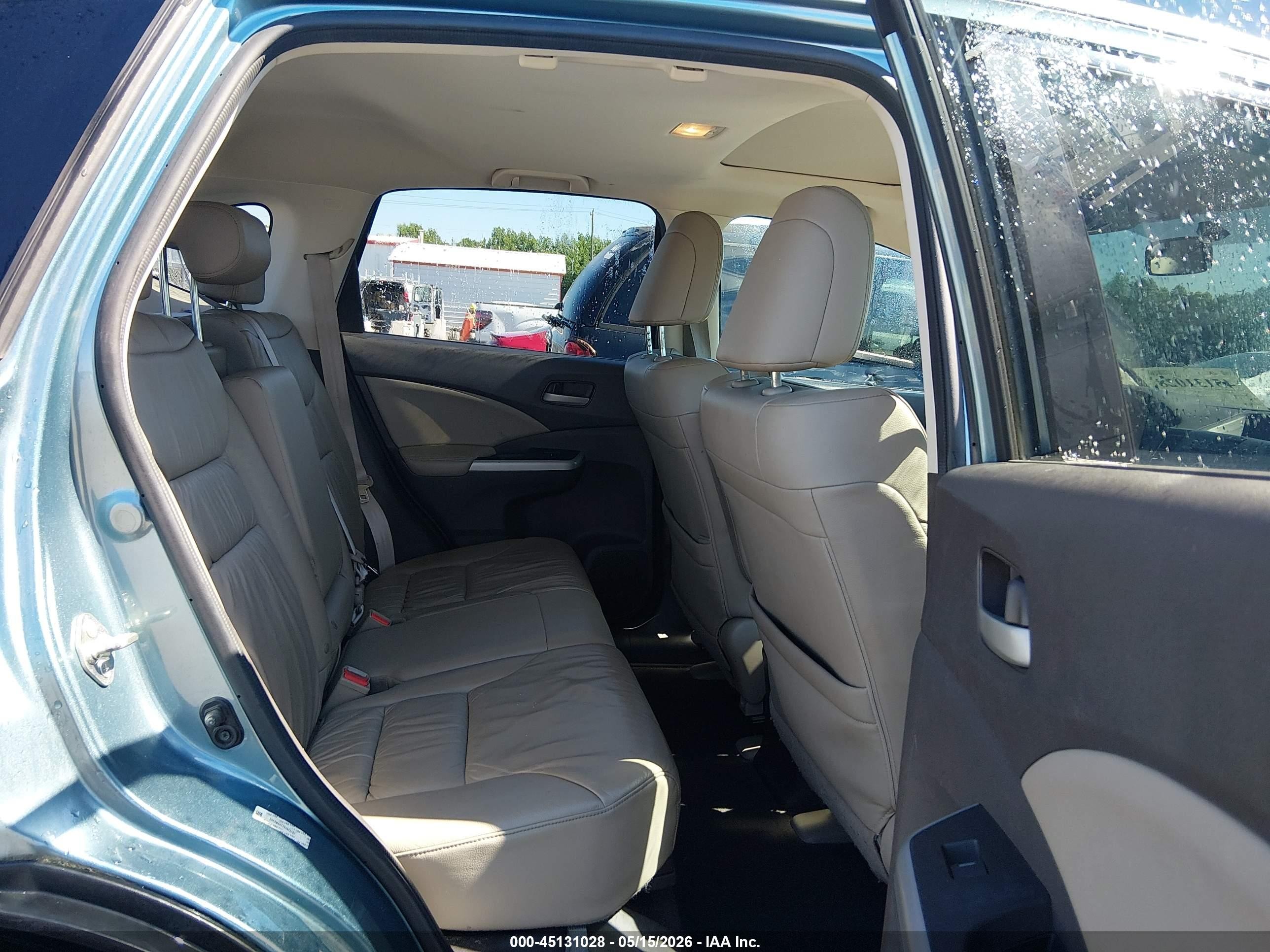 2014 Honda Cr-v Ex-l Синий vin: 2HKRM4H77EH662785