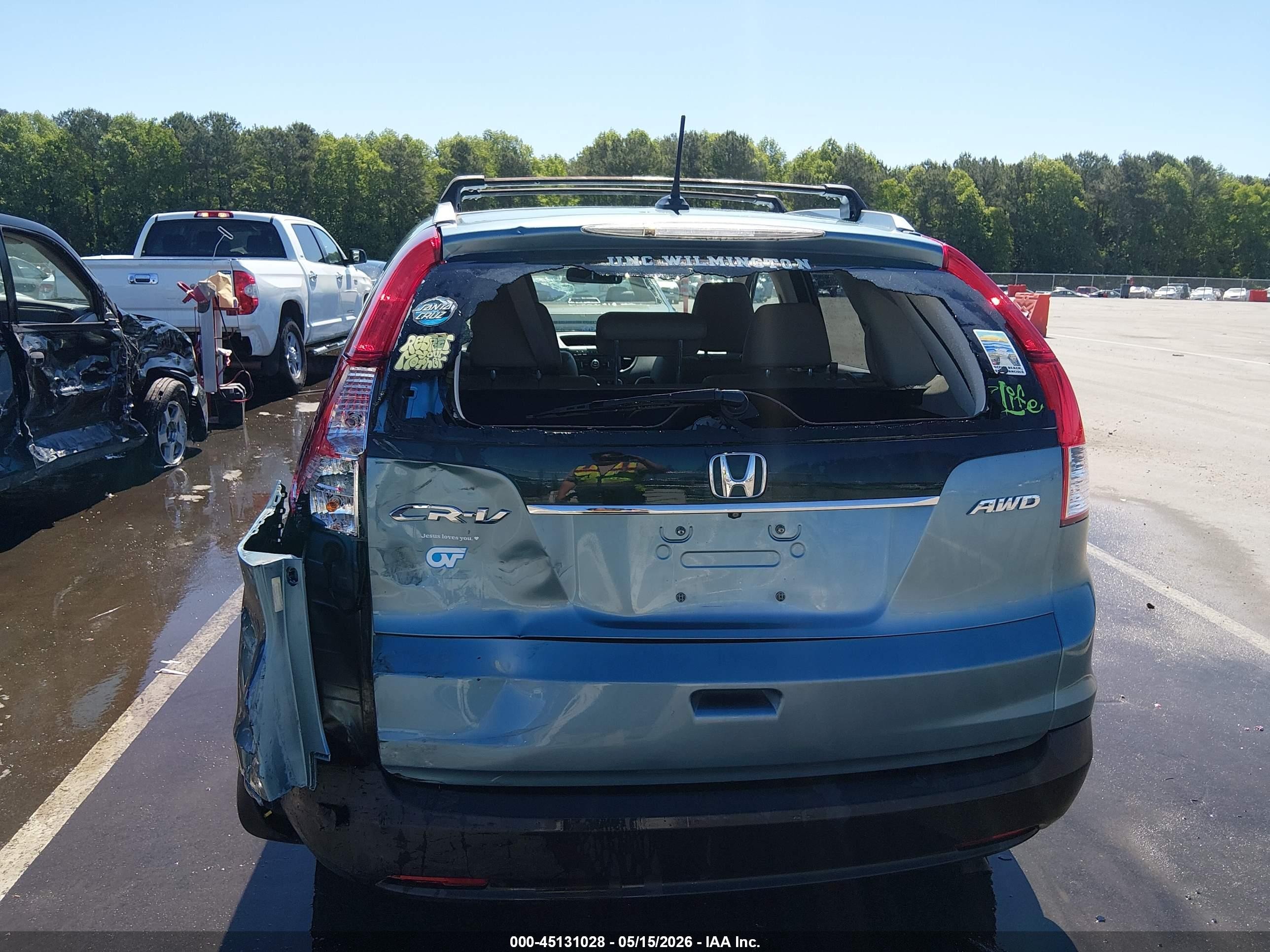 2014 Honda Cr-v Ex-l Синий vin: 2HKRM4H77EH662785
