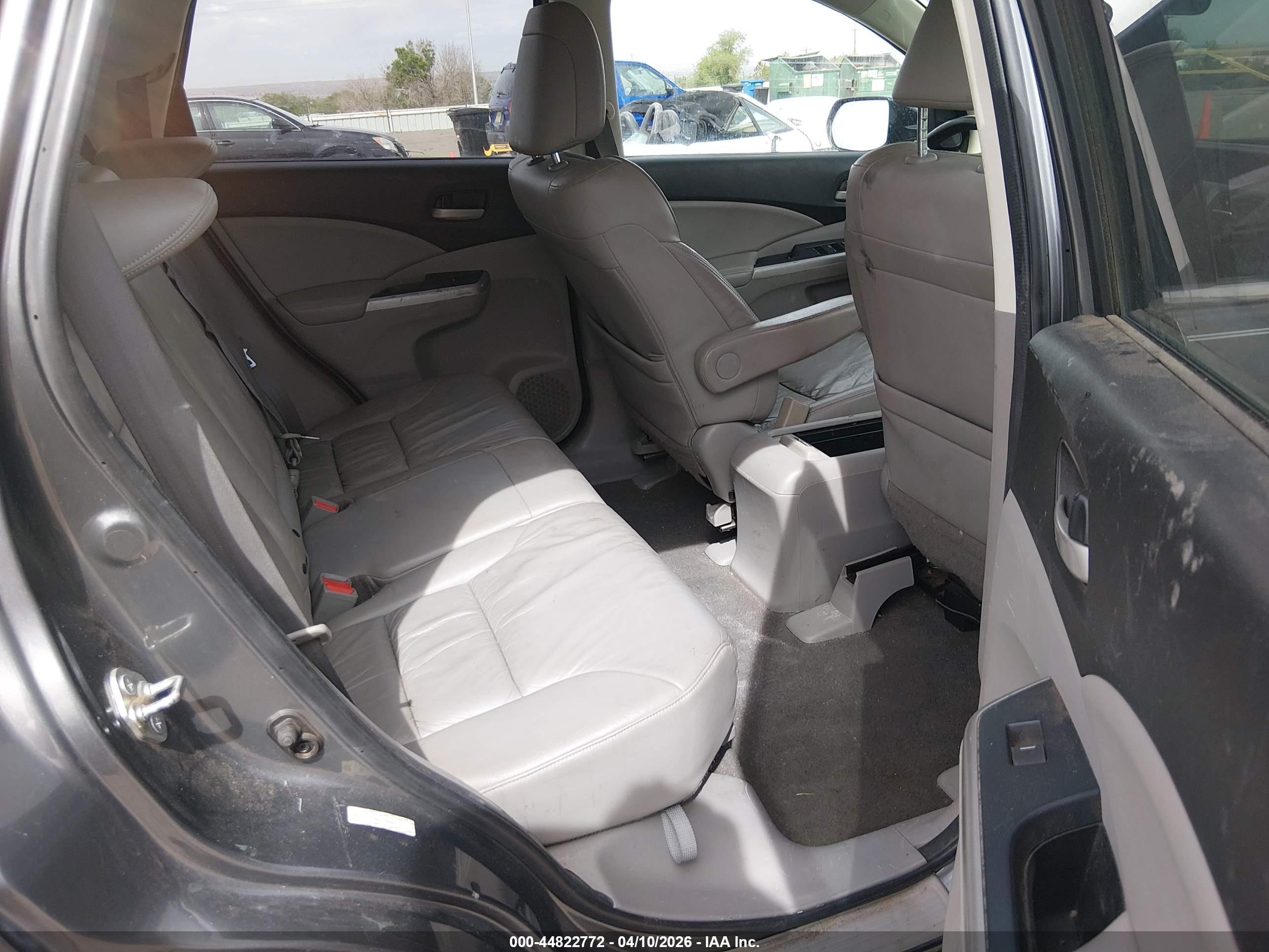 2014 Honda Cr-v Ex-l Gray vin: 2HKRM4H77EH664309