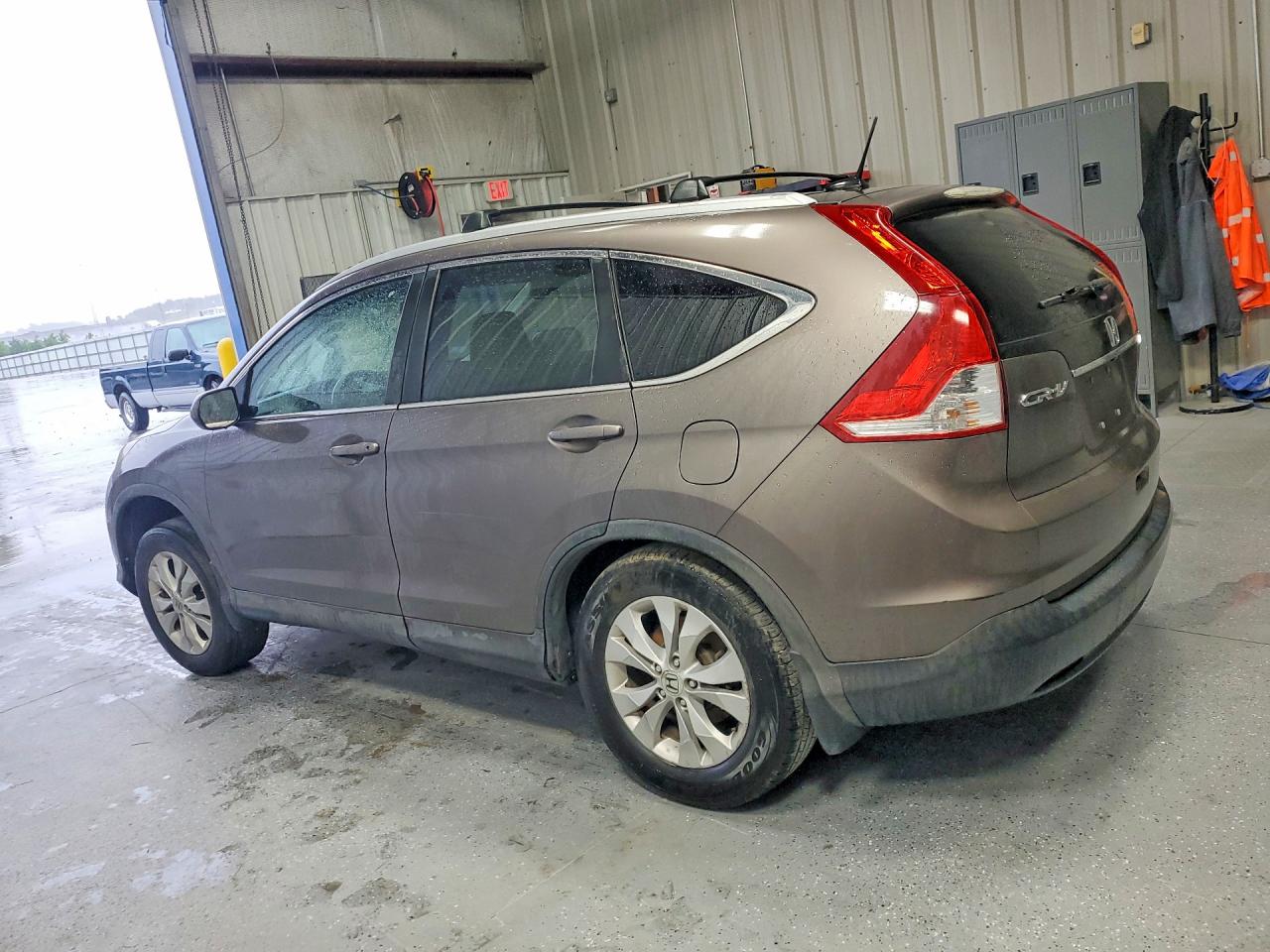 2014 Honda Cr-v Exl Gray vin: 2HKRM4H77EH665444