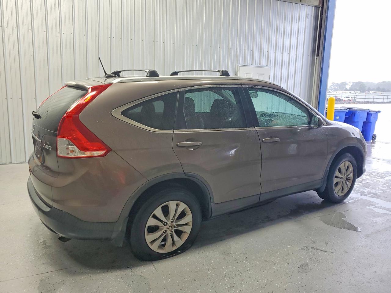 2014 Honda Cr-v Exl Gray vin: 2HKRM4H77EH665444