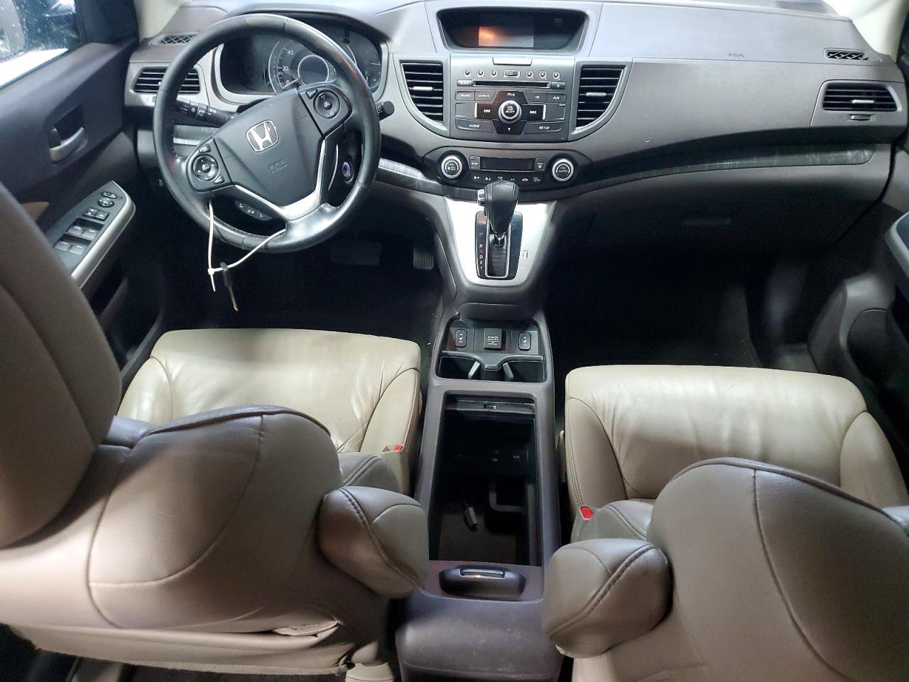 2014 Honda Cr-v Exl Gray vin: 2HKRM4H77EH665444