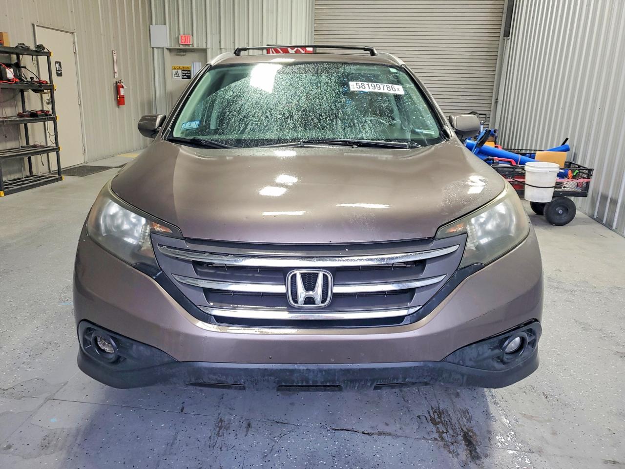 2014 Honda Cr-v Exl Gray vin: 2HKRM4H77EH665444
