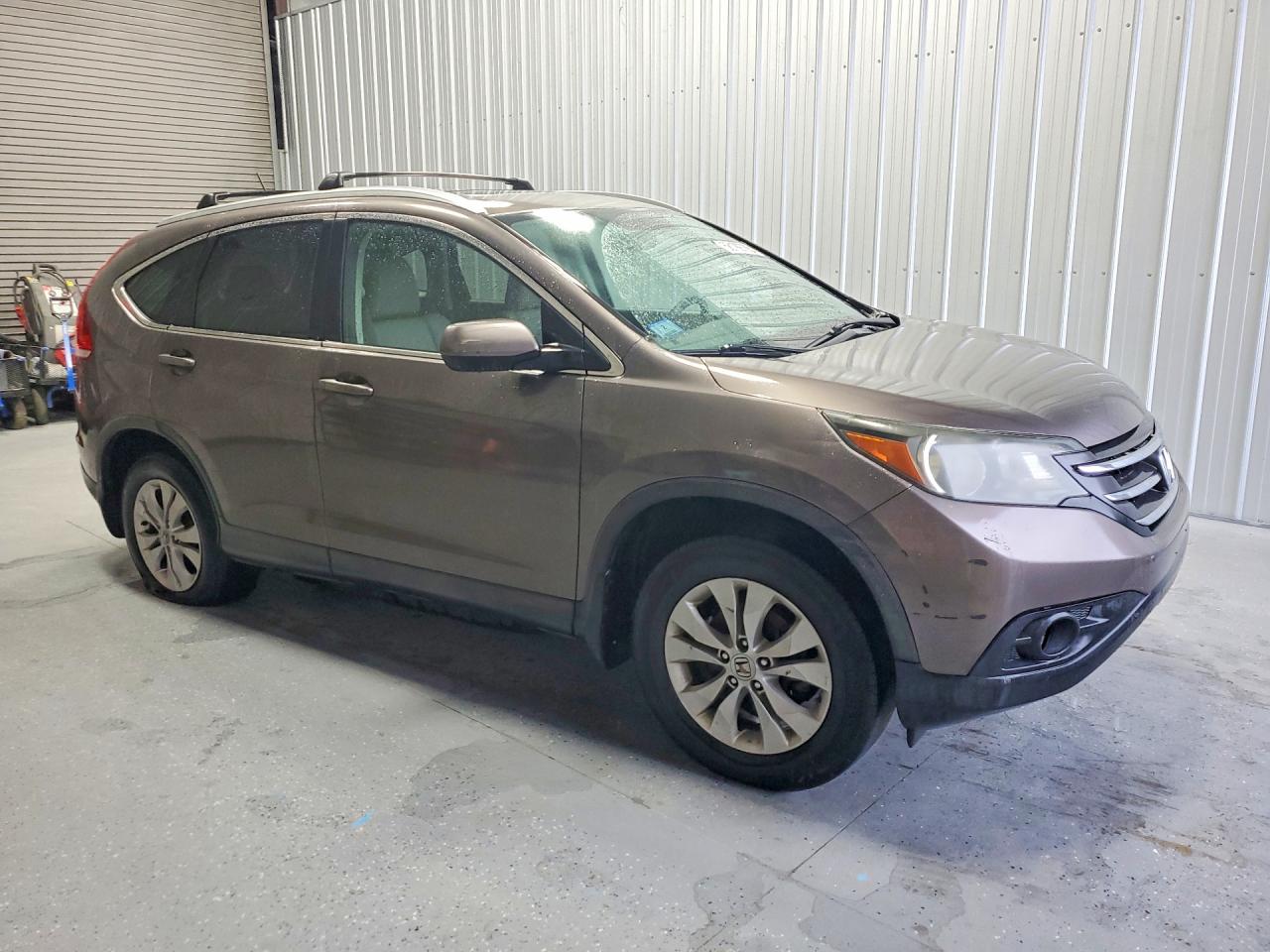 2014 Honda Cr-v Exl Gray vin: 2HKRM4H77EH665444