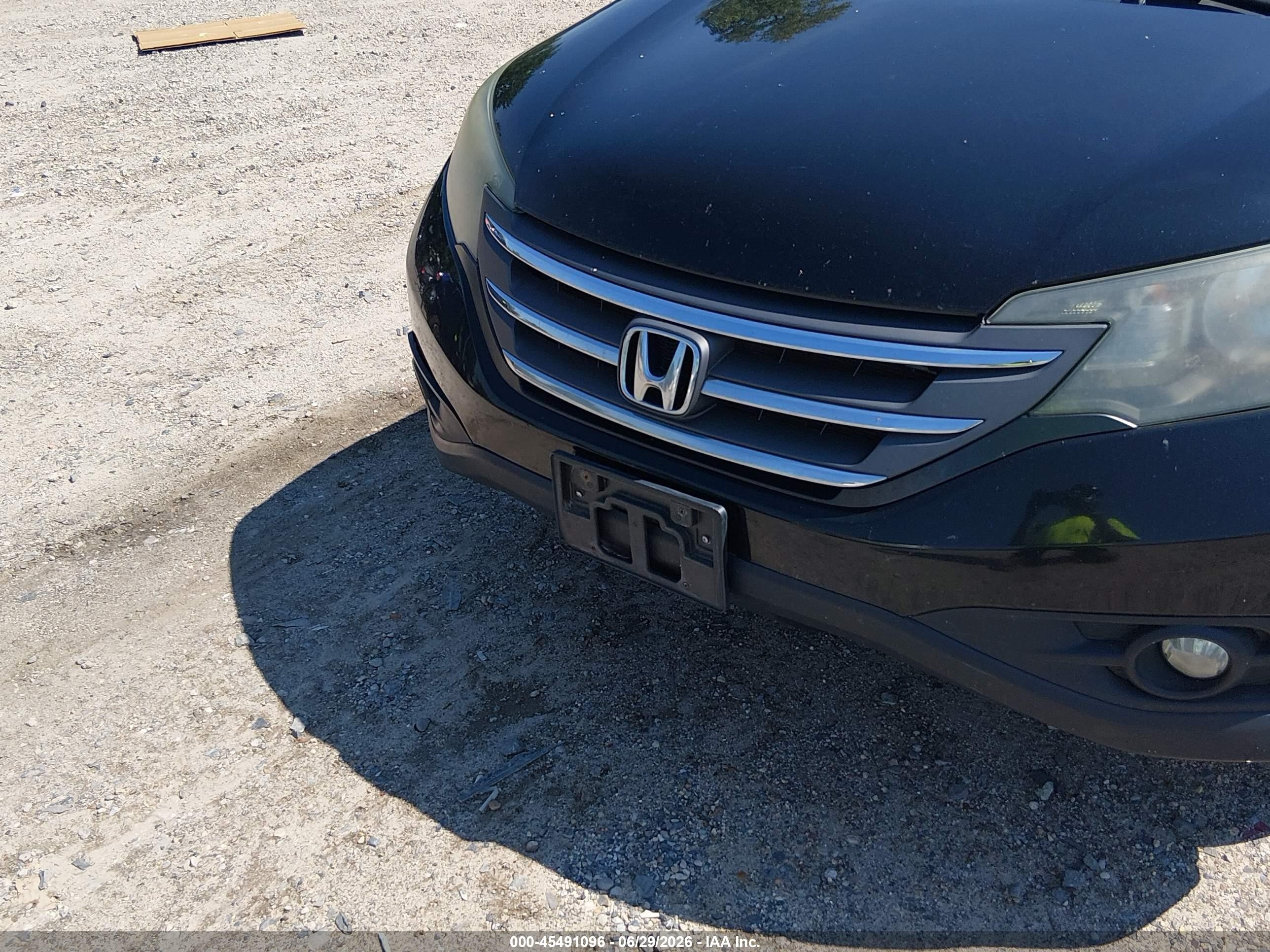 2014 Honda Cr-v Ex-l Black vin: 2HKRM4H77EH677044