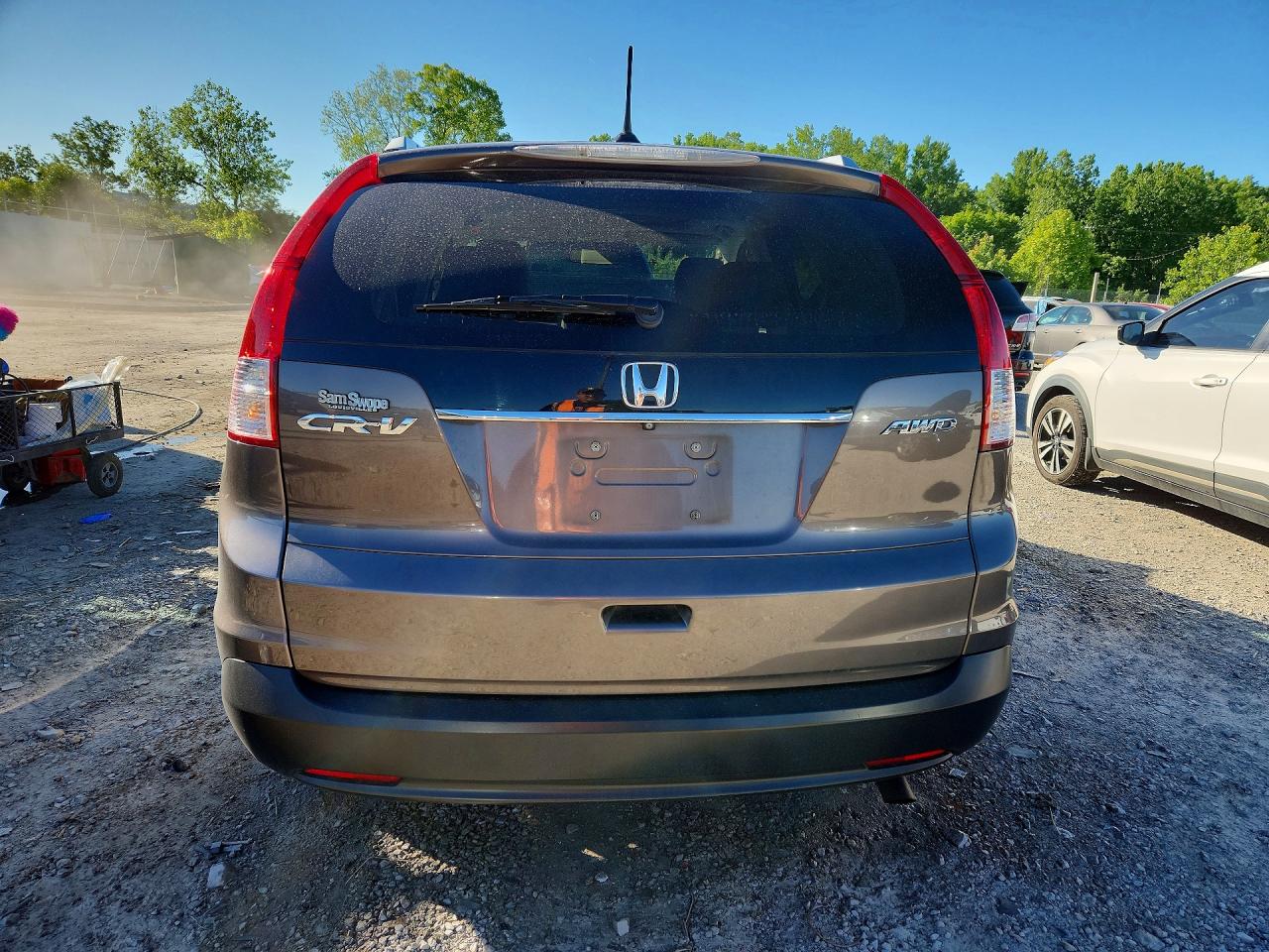 2014 Honda Cr-v Exl Gray vin: 2HKRM4H77EH685791