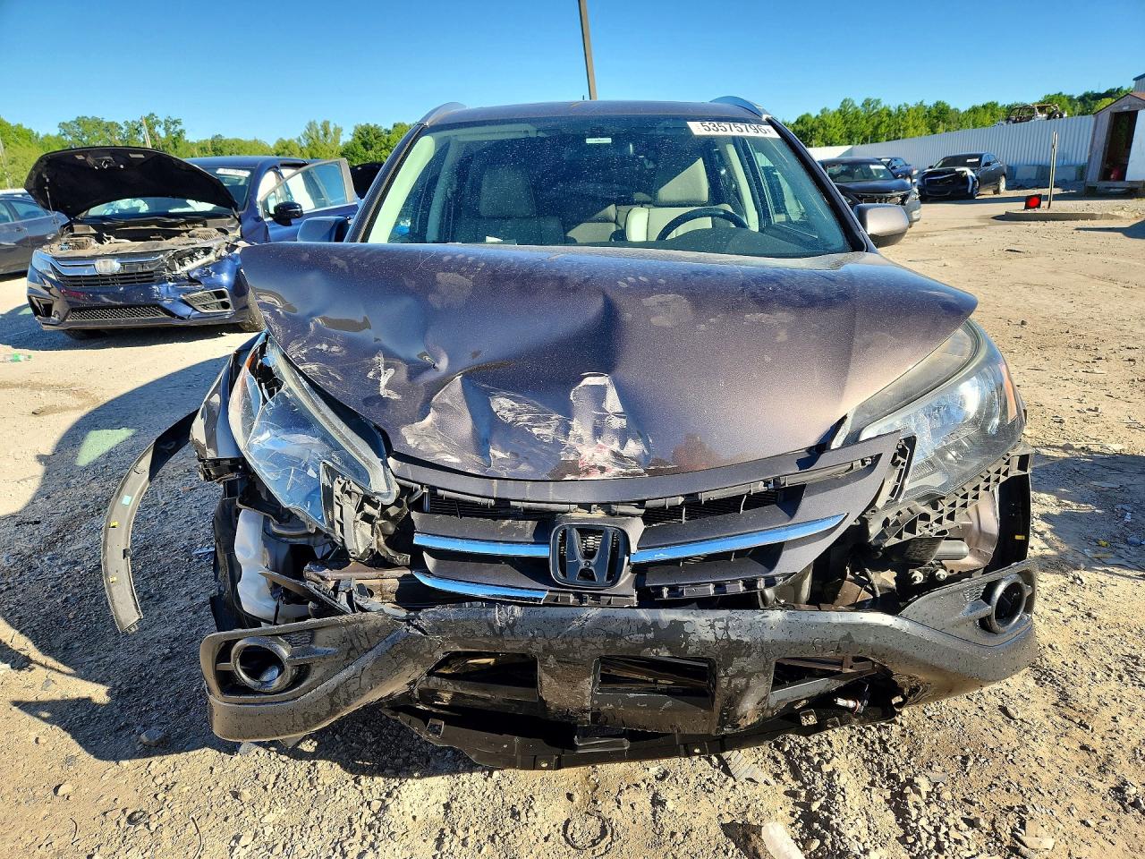 2014 Honda Cr-v Exl Gray vin: 2HKRM4H77EH685791