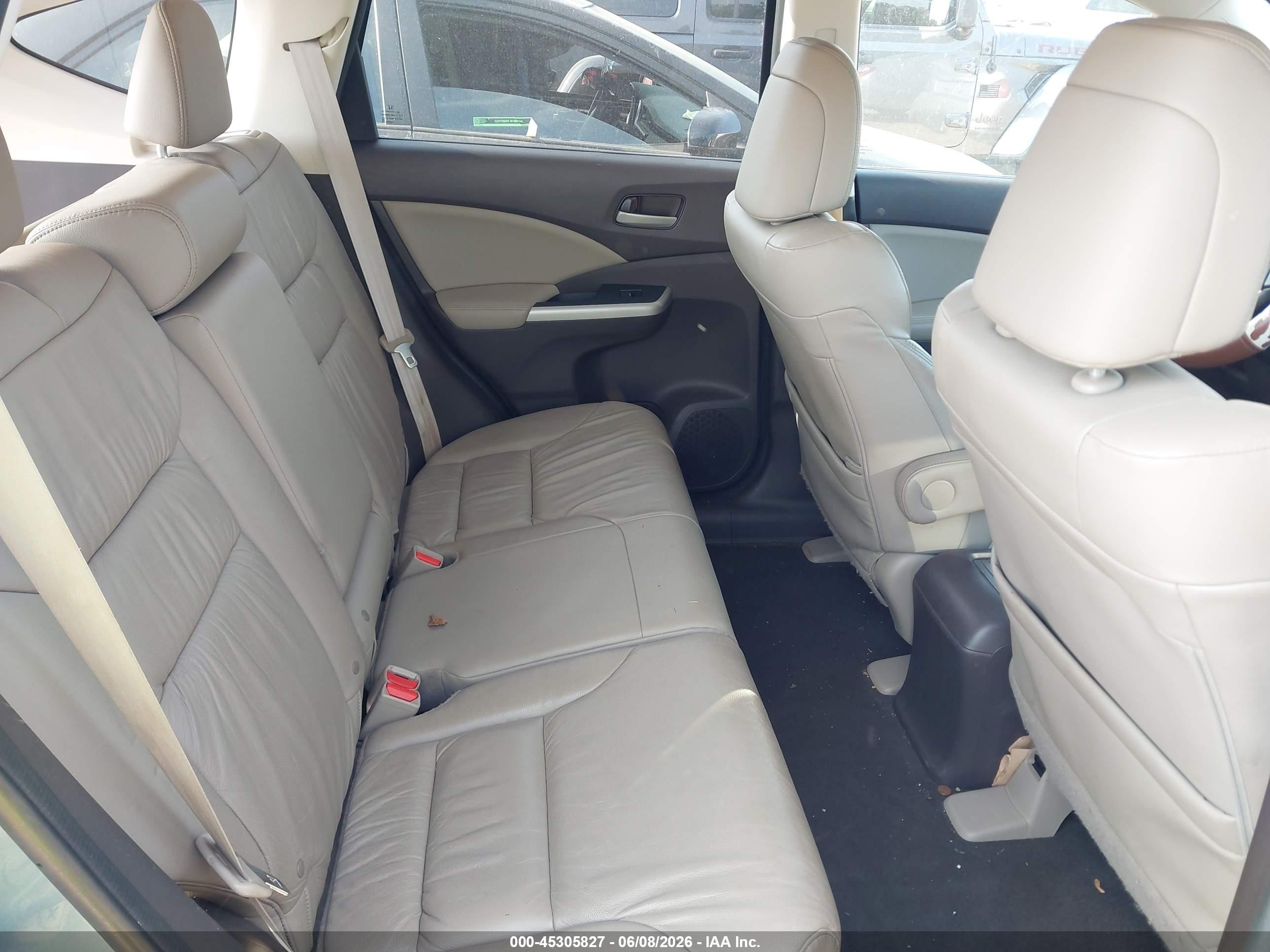 2014 Honda Cr-v Ex-l Teal vin: 2HKRM4H77EH700340
