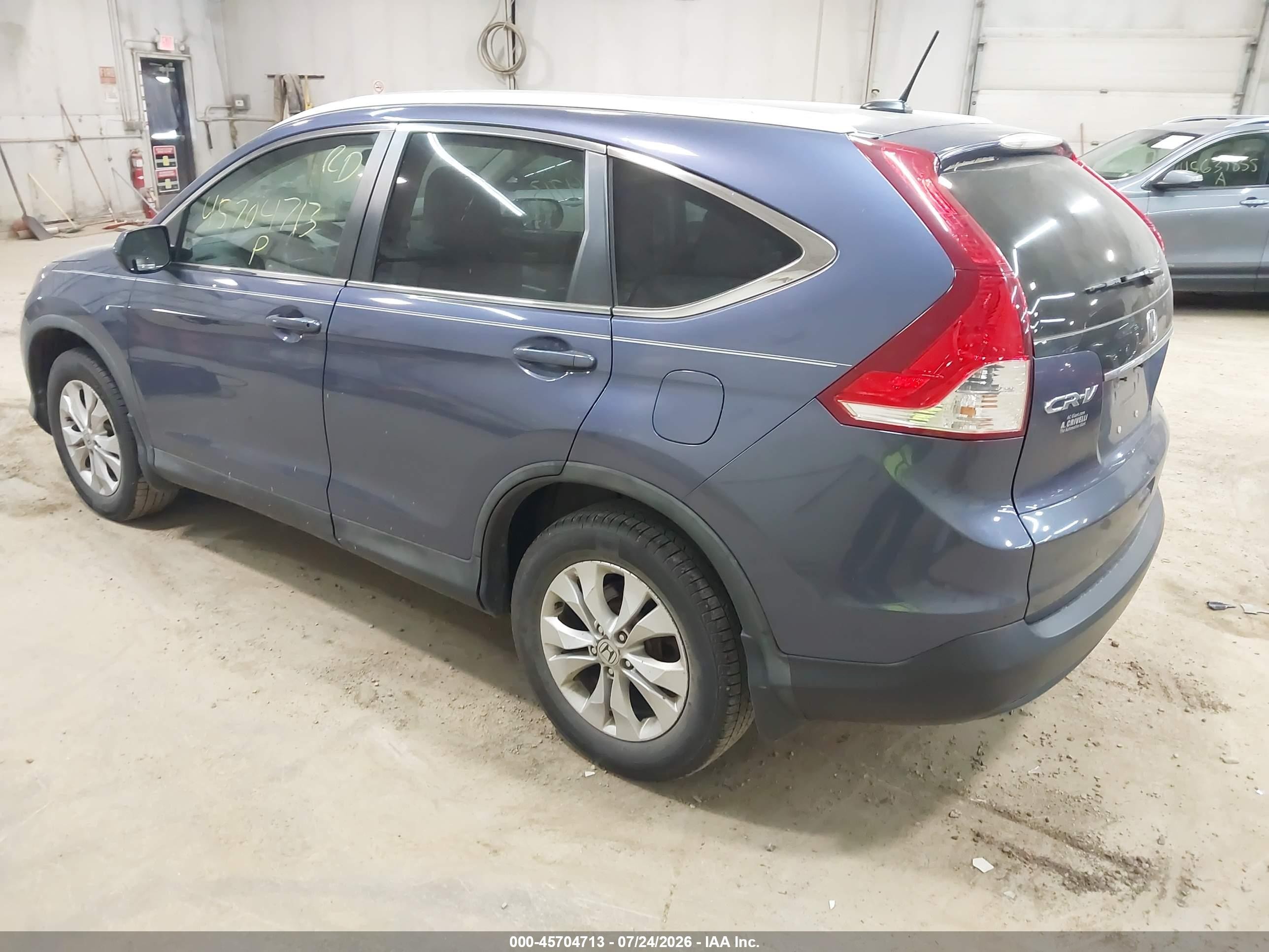 2014 Honda Cr-v Ex-l Black vin: 2HKRM4H77EH703156