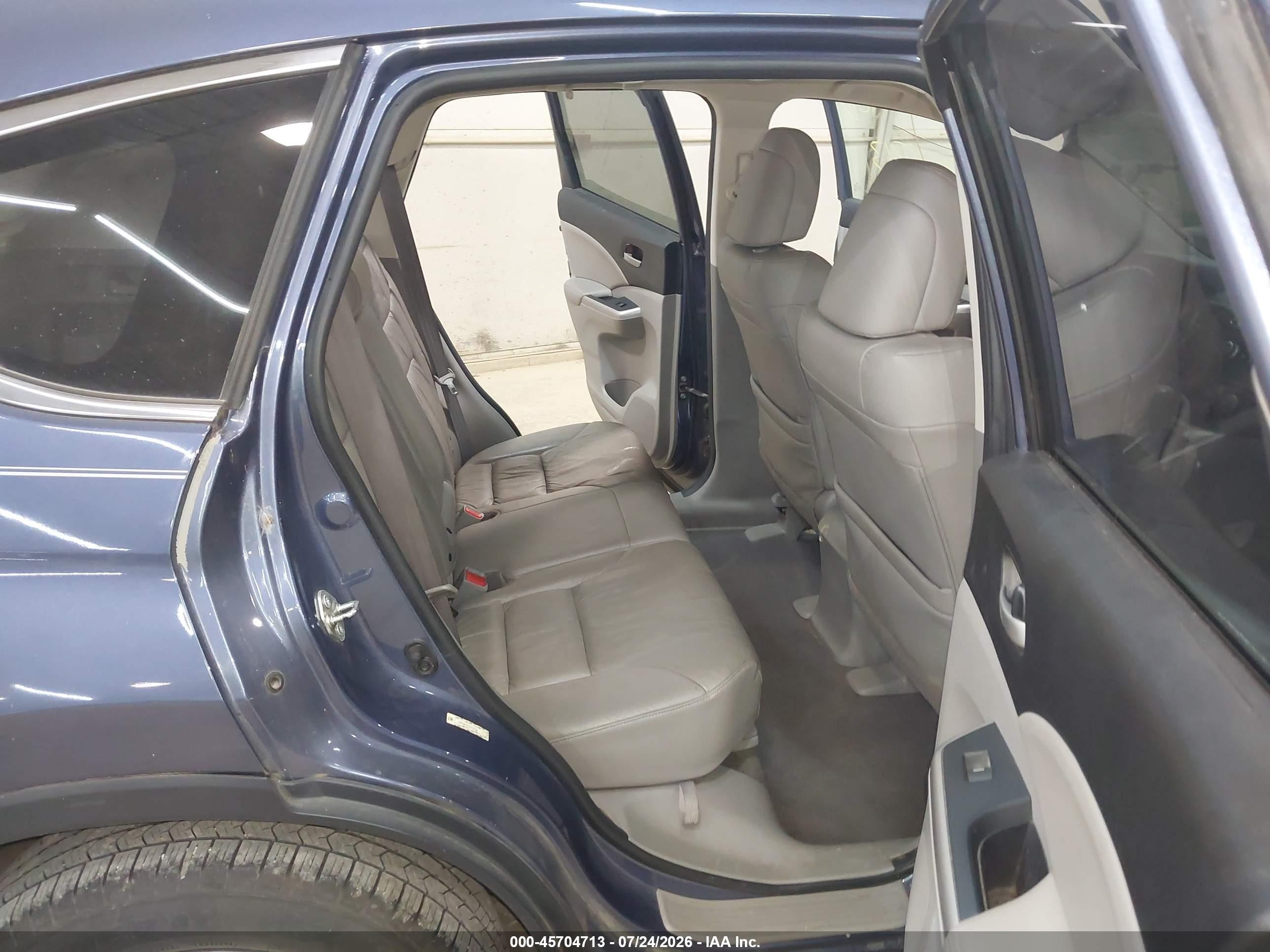 2014 Honda Cr-v Ex-l Black vin: 2HKRM4H77EH703156