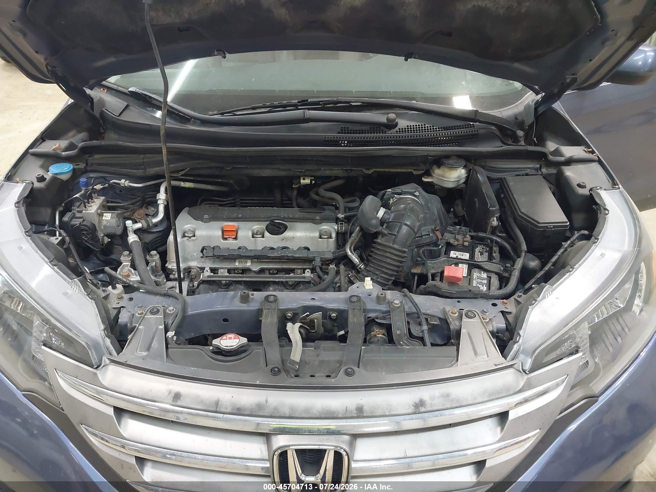 2014 Honda Cr-v Ex-l Black vin: 2HKRM4H77EH703156