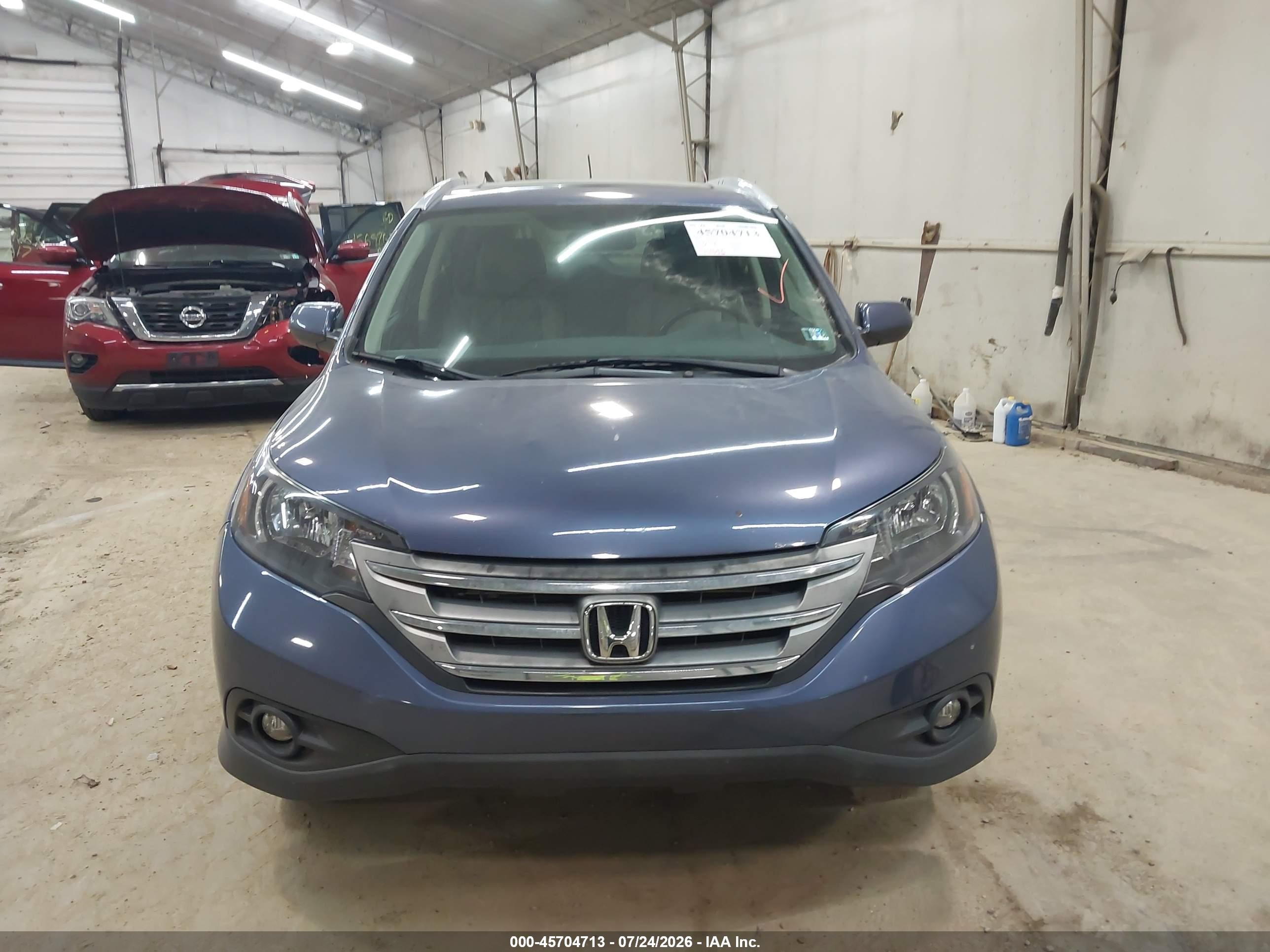 2014 Honda Cr-v Ex-l Black vin: 2HKRM4H77EH703156