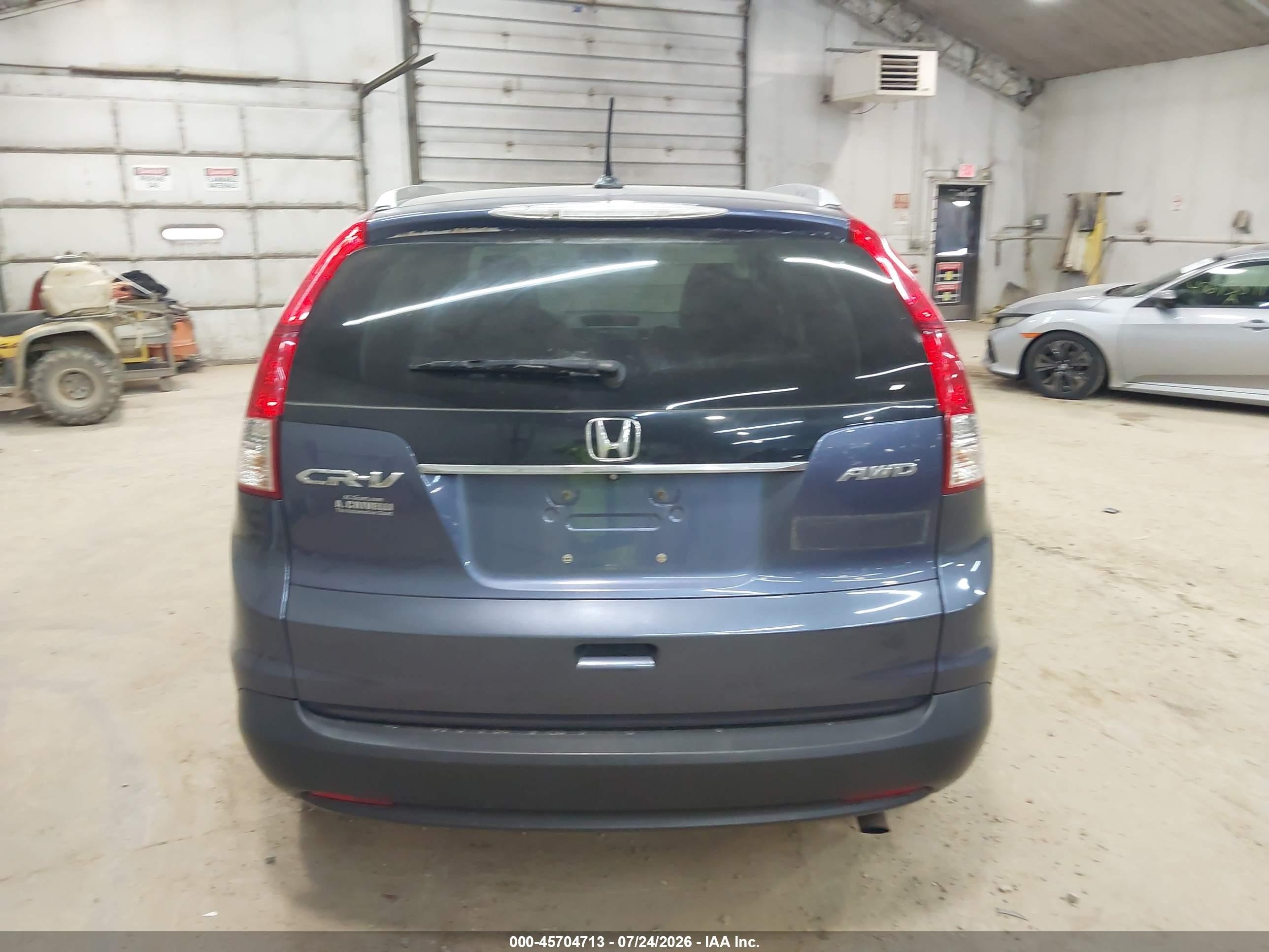 2014 Honda Cr-v Ex-l Black vin: 2HKRM4H77EH703156