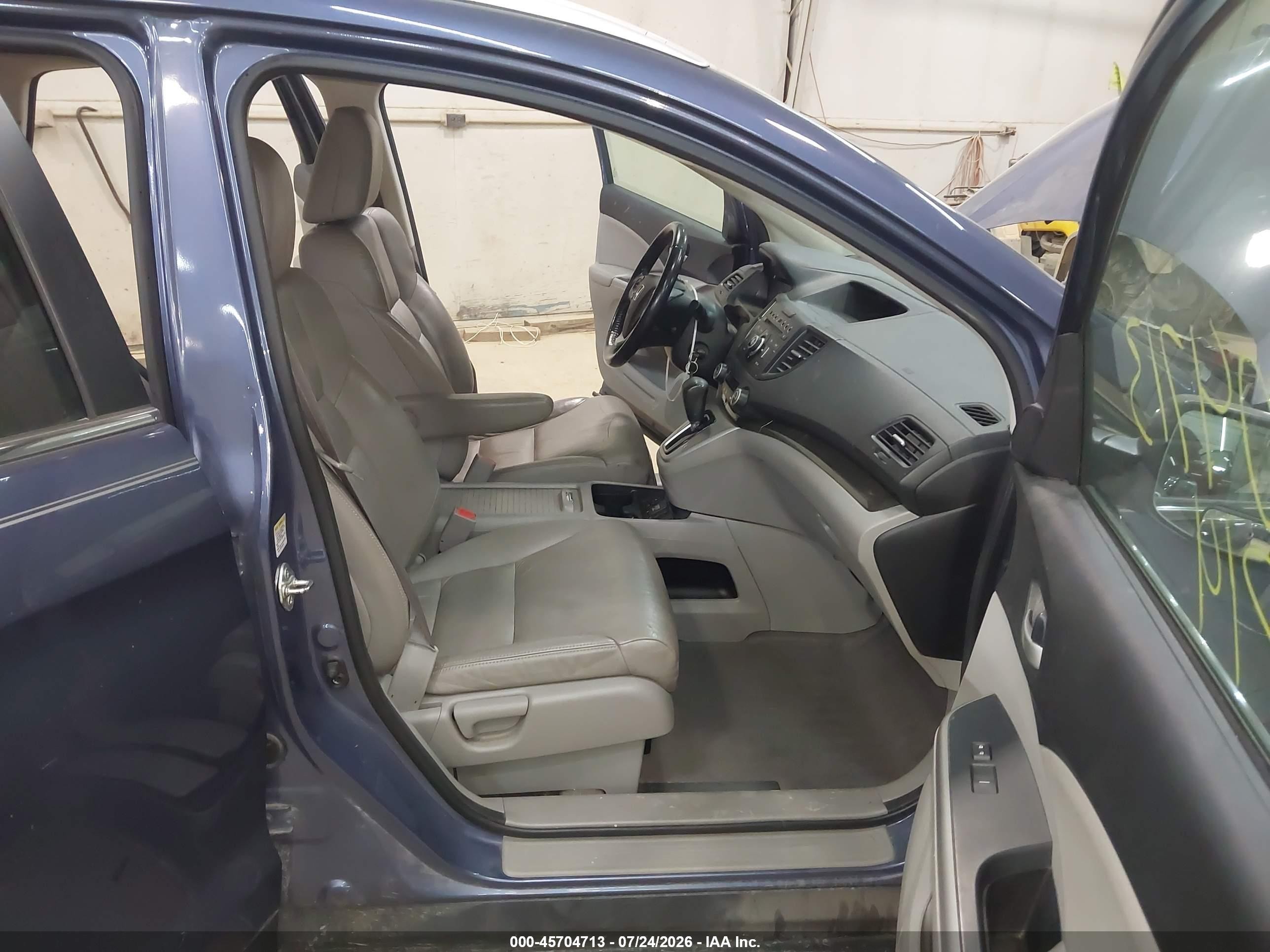 2014 Honda Cr-v Ex-l Black vin: 2HKRM4H77EH703156