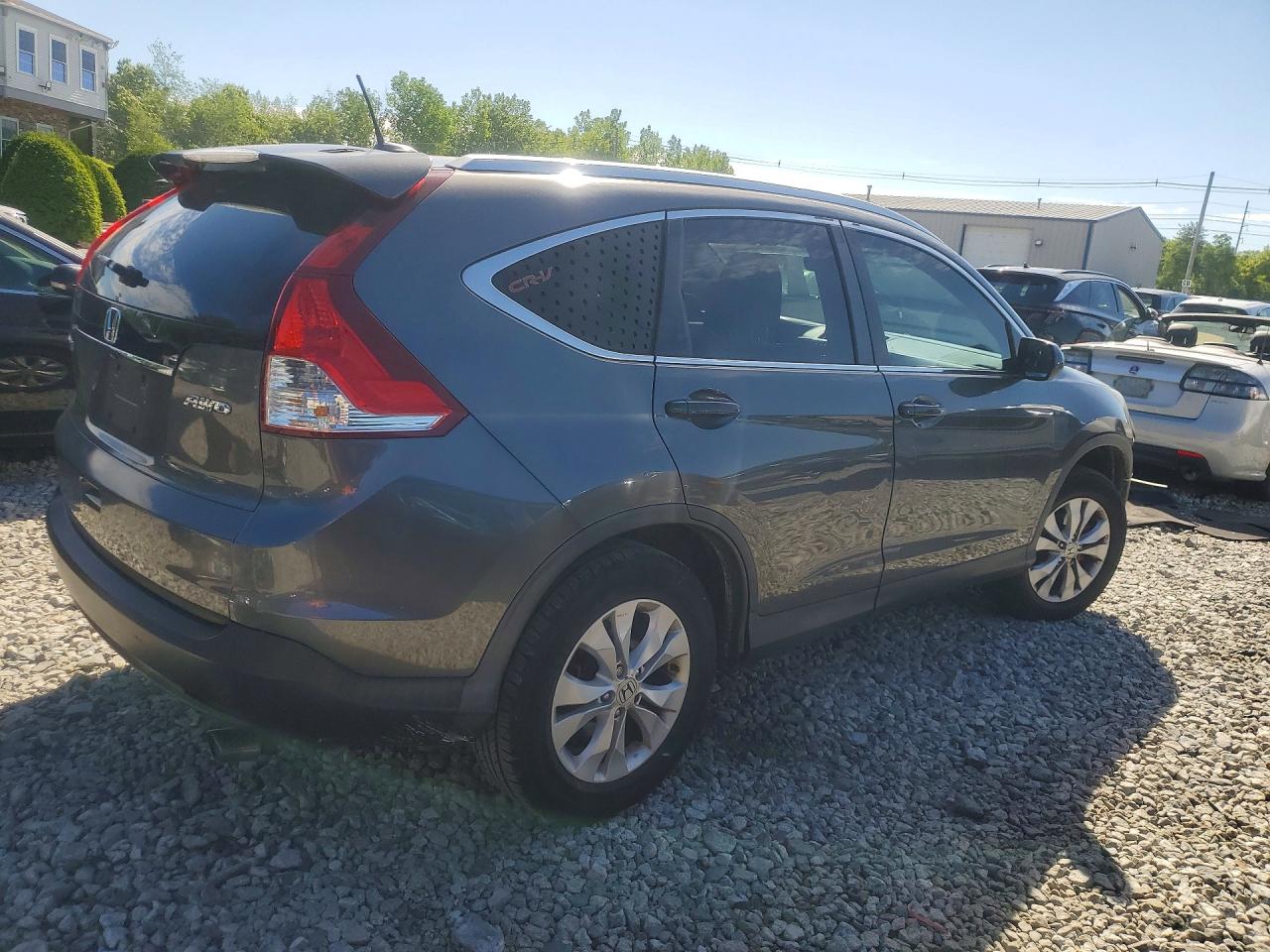 2014 Honda Cr-v Exl Gray vin: 2HKRM4H77EH714898