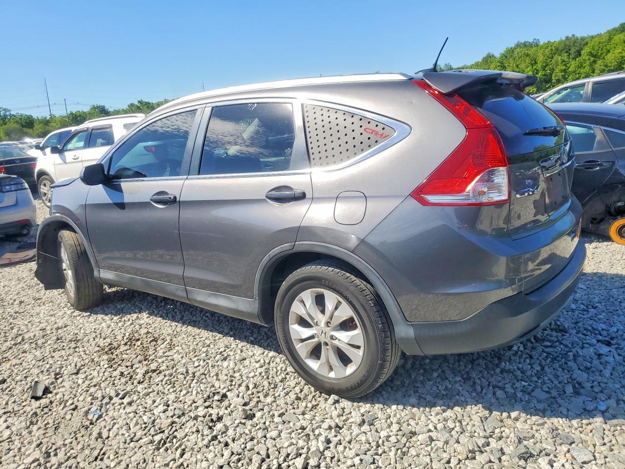 2014 Honda Cr-v Exl Gray vin: 2HKRM4H77EH714898