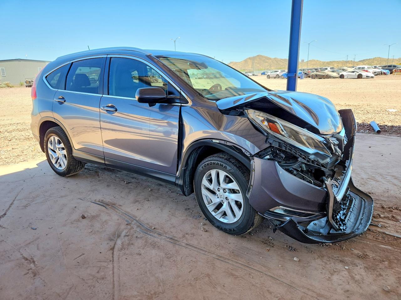 2015 Honda Cr-v Exl Gray vin: 2HKRM4H77FH608887