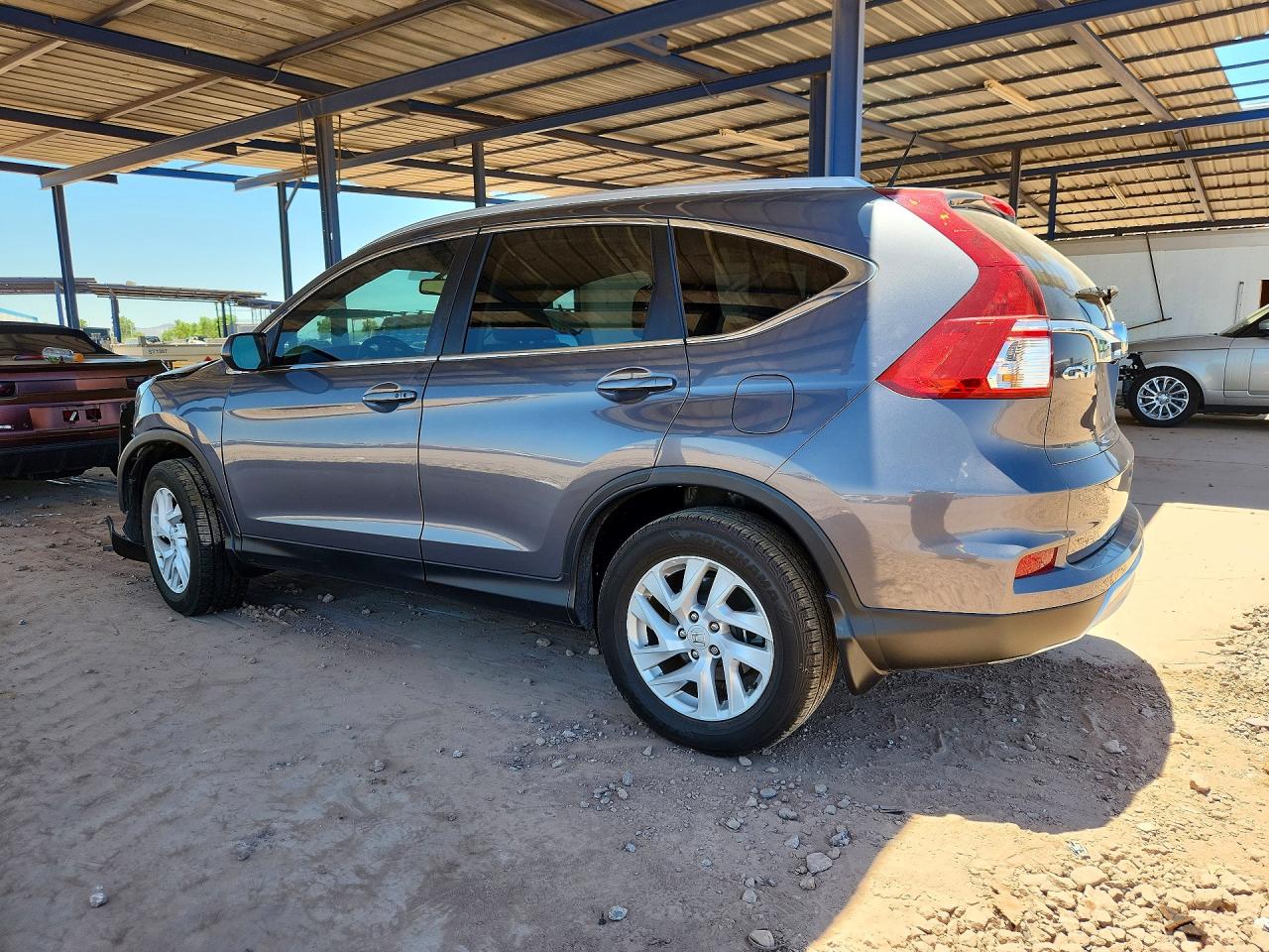 2015 Honda Cr-v Exl Gray vin: 2HKRM4H77FH608887