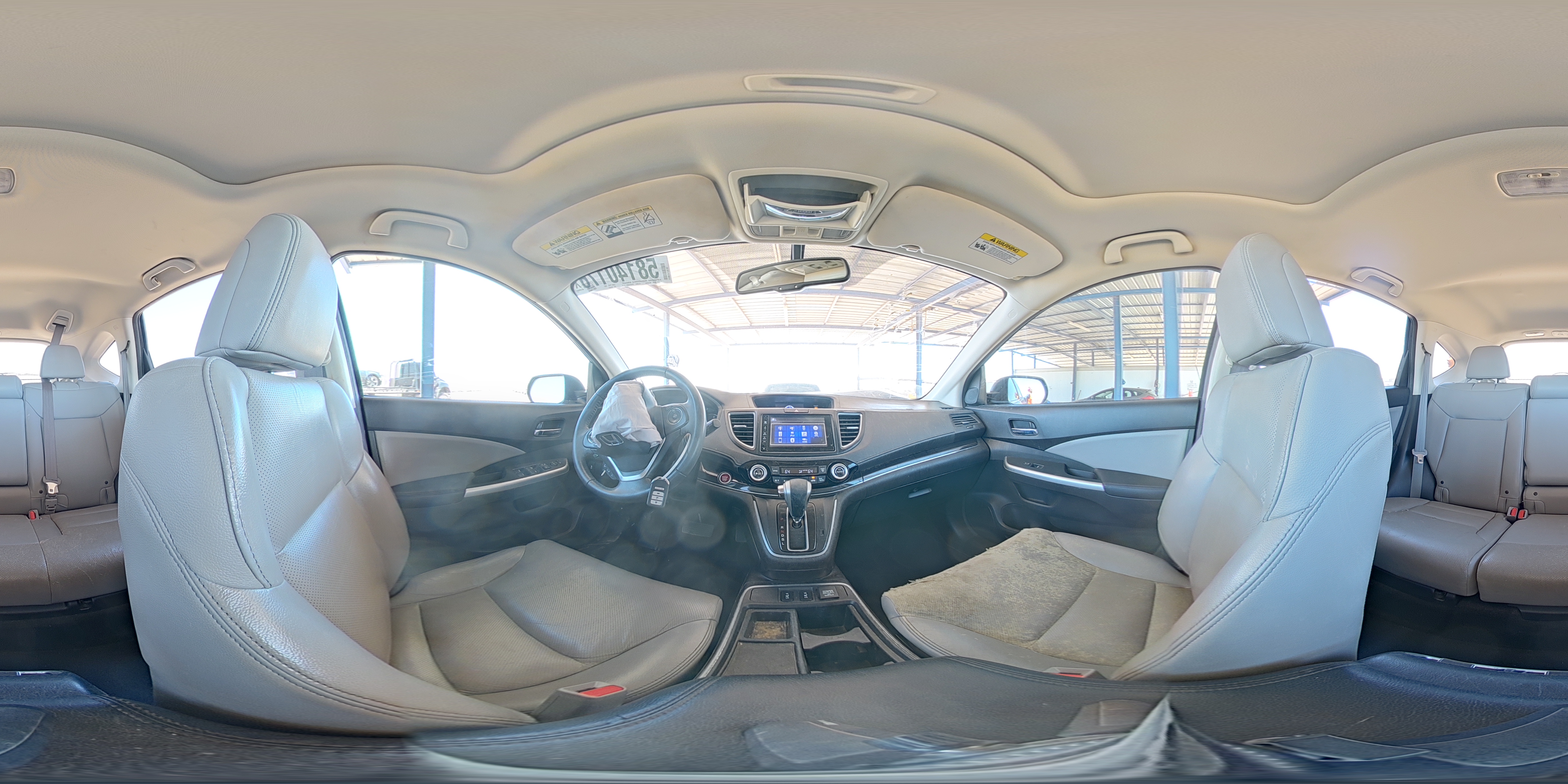 2015 Honda Cr-v Exl Gray vin: 2HKRM4H77FH608887