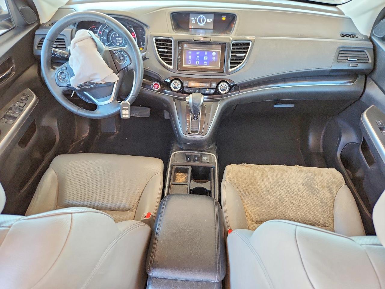 2015 Honda Cr-v Exl Gray vin: 2HKRM4H77FH608887