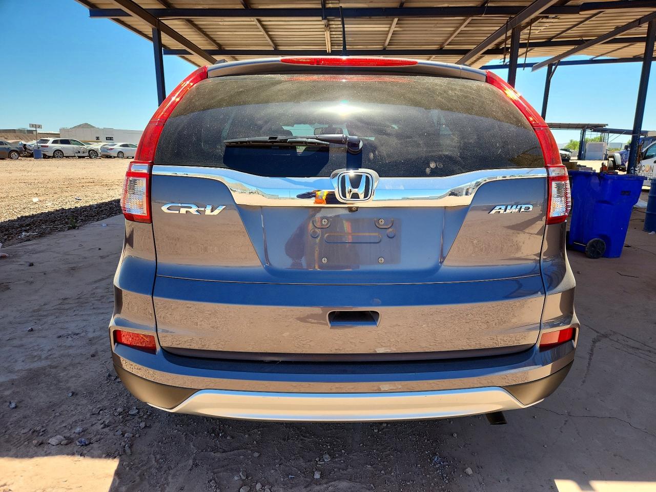 2015 Honda Cr-v Exl Gray vin: 2HKRM4H77FH608887