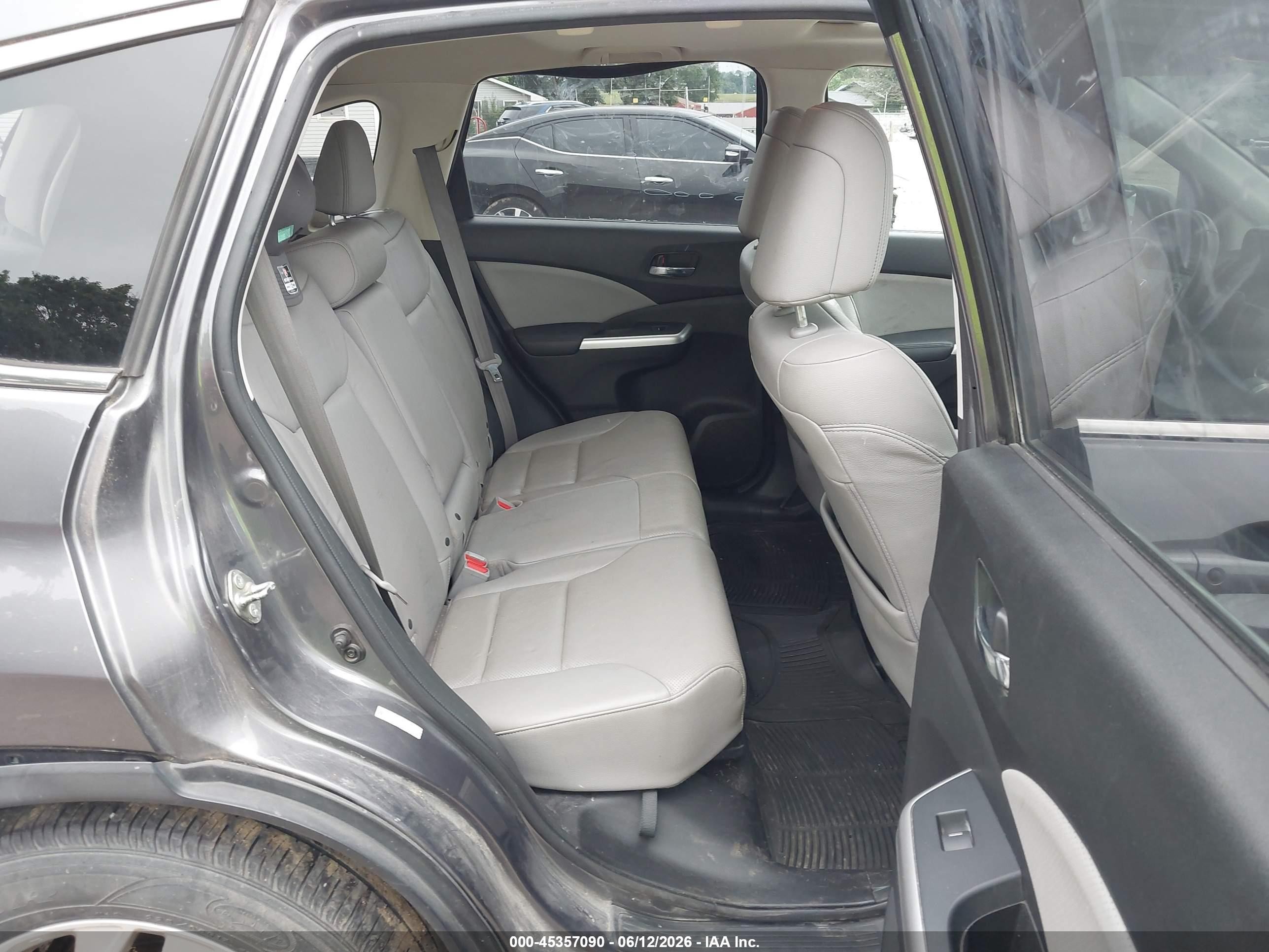 2015 Honda Cr-v Ex-l Серый vin: 2HKRM4H77FH618237