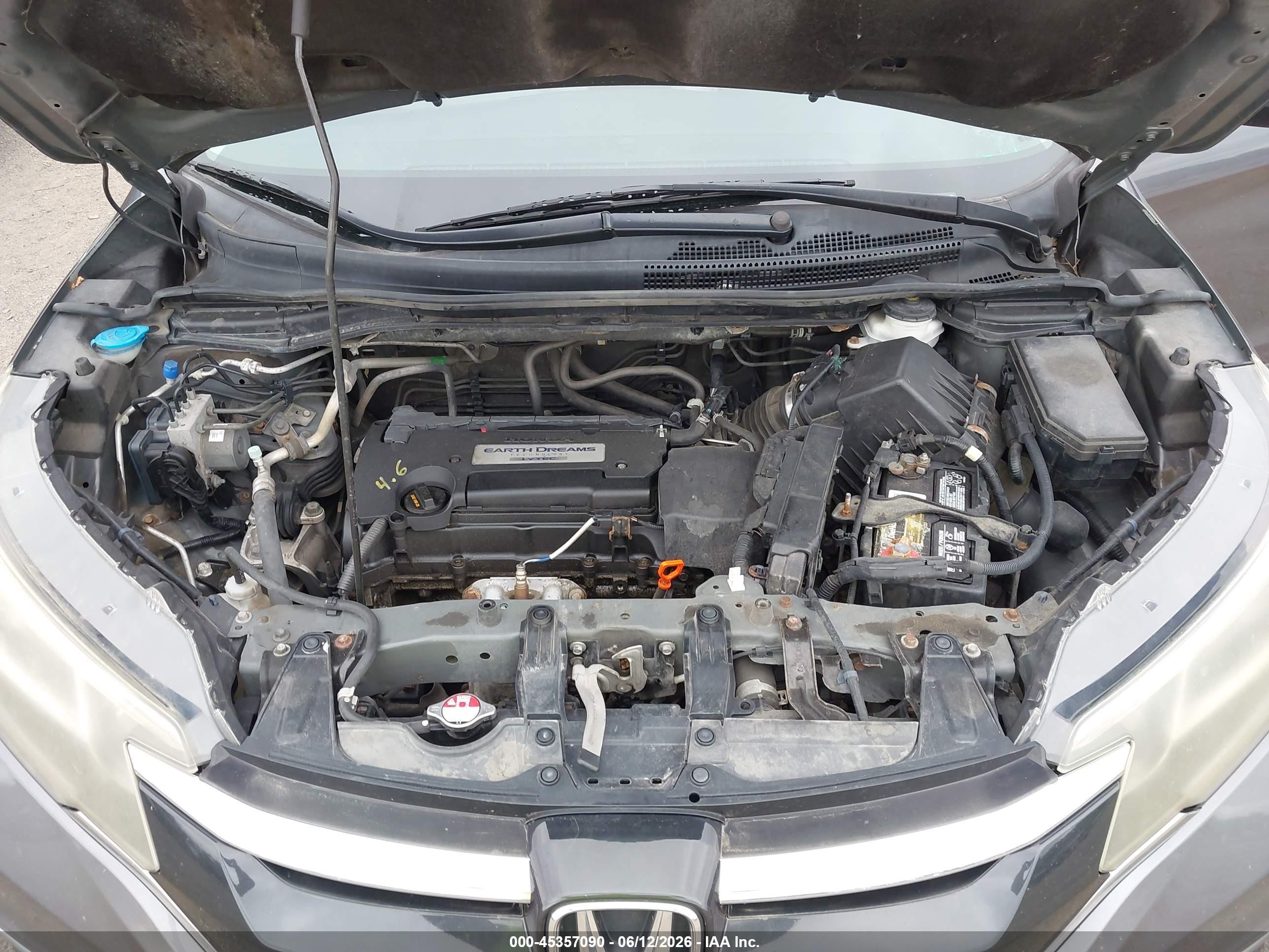 2015 Honda Cr-v Ex-l Серый vin: 2HKRM4H77FH618237
