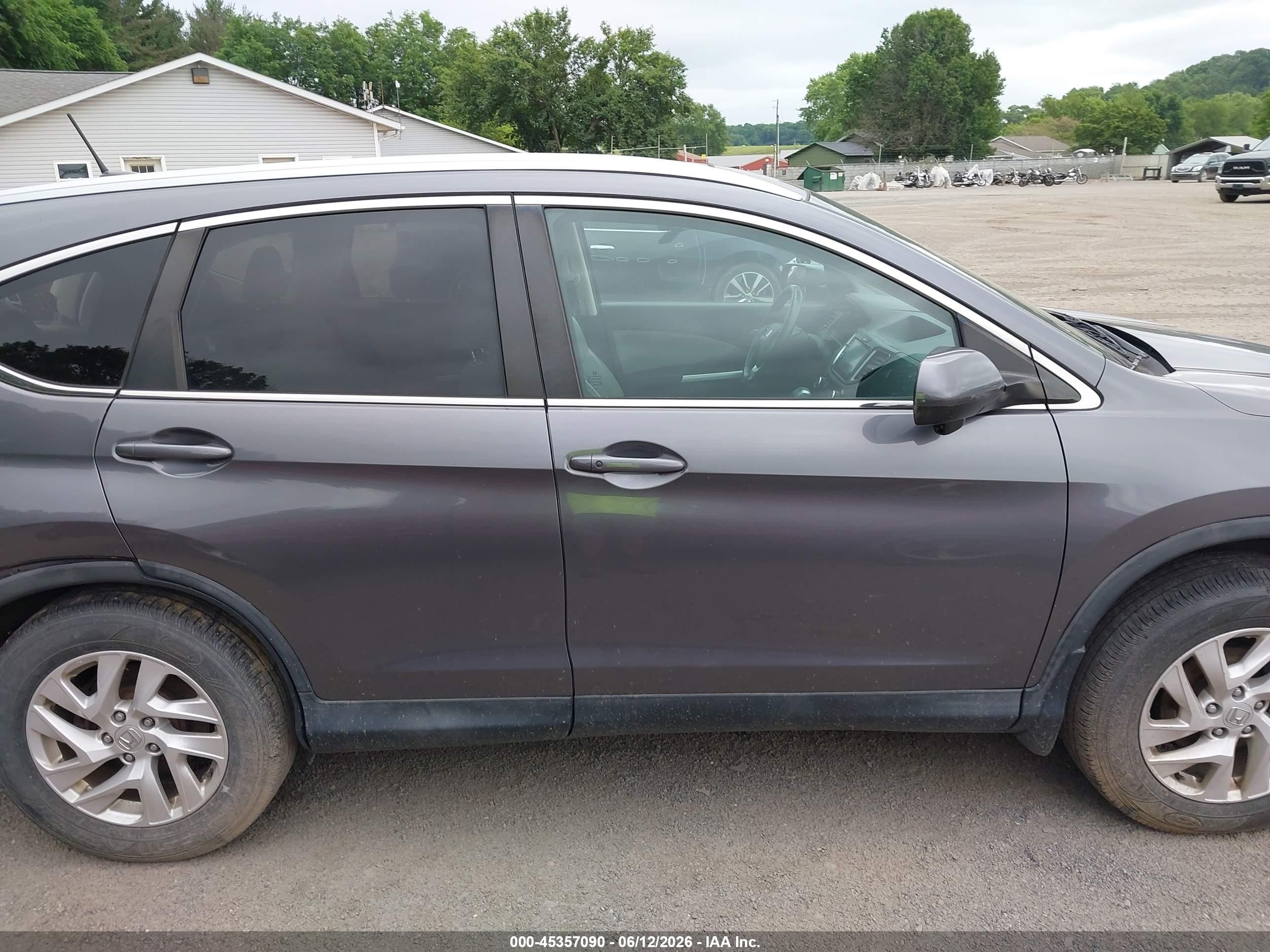 2015 Honda Cr-v Ex-l Серый vin: 2HKRM4H77FH618237