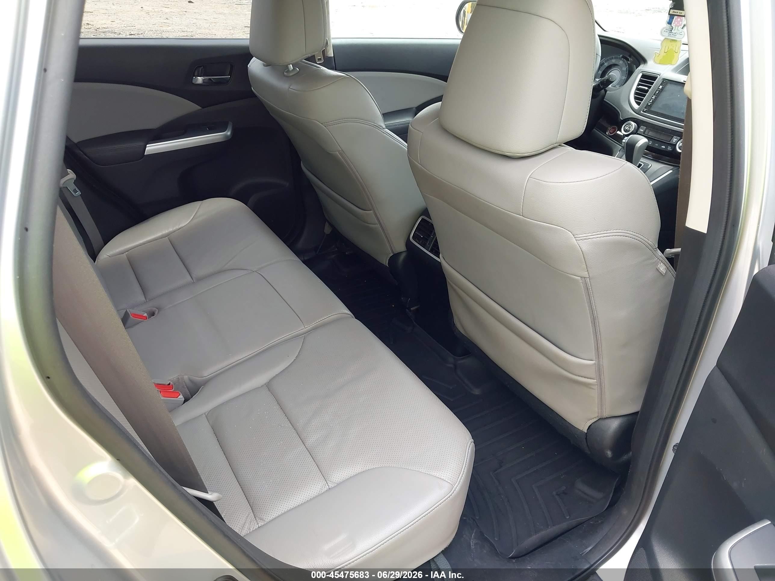 2015 Honda Cr-v Ex-l Silver vin: 2HKRM4H77FH634826