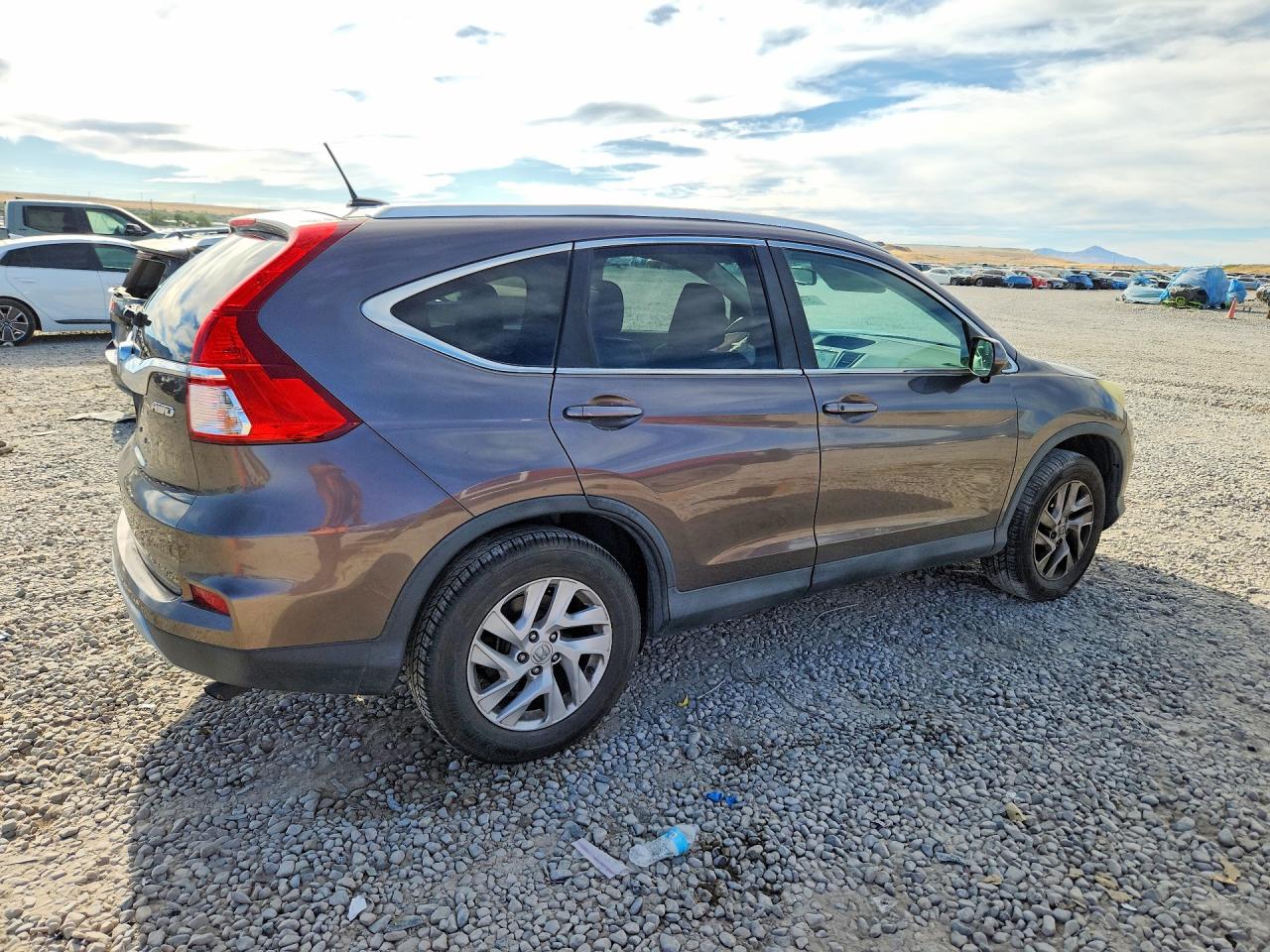 2015 Honda Cr-v Exl Gray vin: 2HKRM4H77FH635684