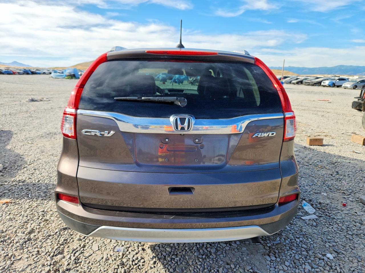 2015 Honda Cr-v Exl Gray vin: 2HKRM4H77FH635684